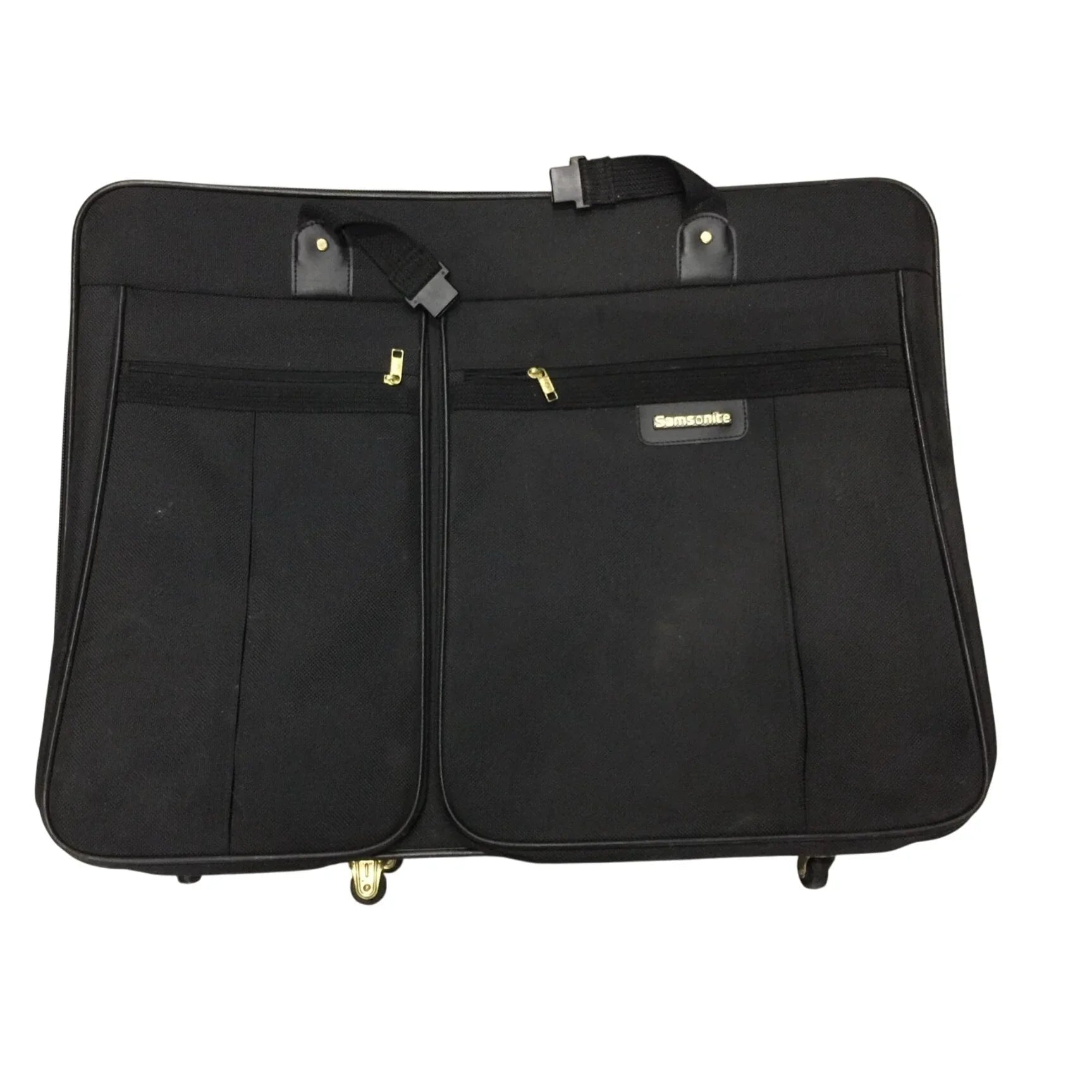 Large Black Samsonite Suitcase with wheels on it - samsonite - Luggage & Bags - A+ Stuff