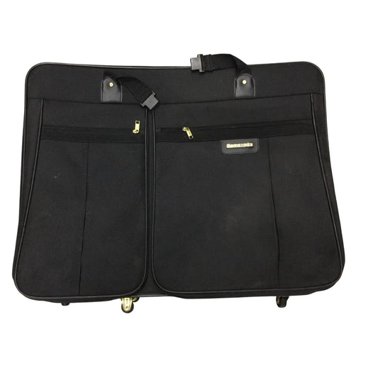 Large Black Samsonite Suitcase with wheels on it - samsonite - Luggage & Bags - A+ Stuff