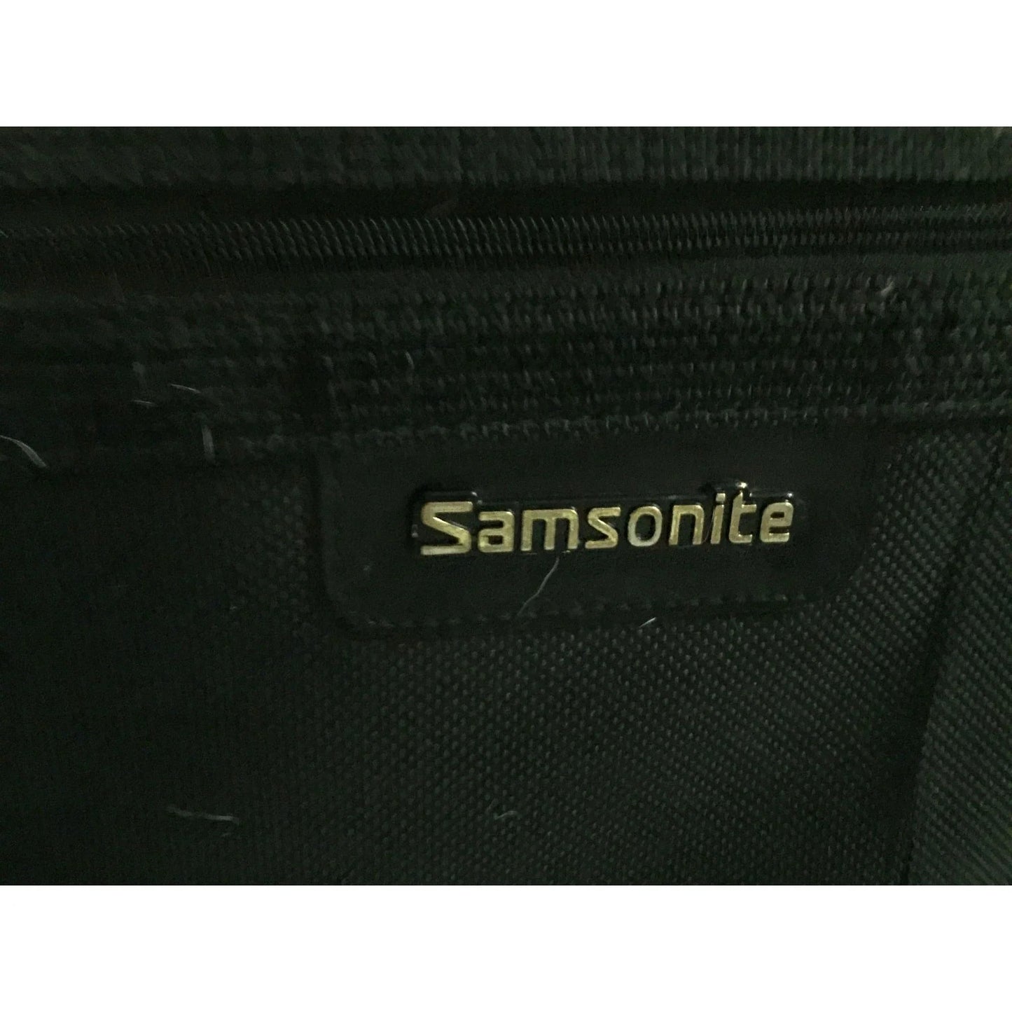 Large Black Samsonite Zippered Suitcase on Wheels - samsonite - Luggage & Bags - A+ Stuff