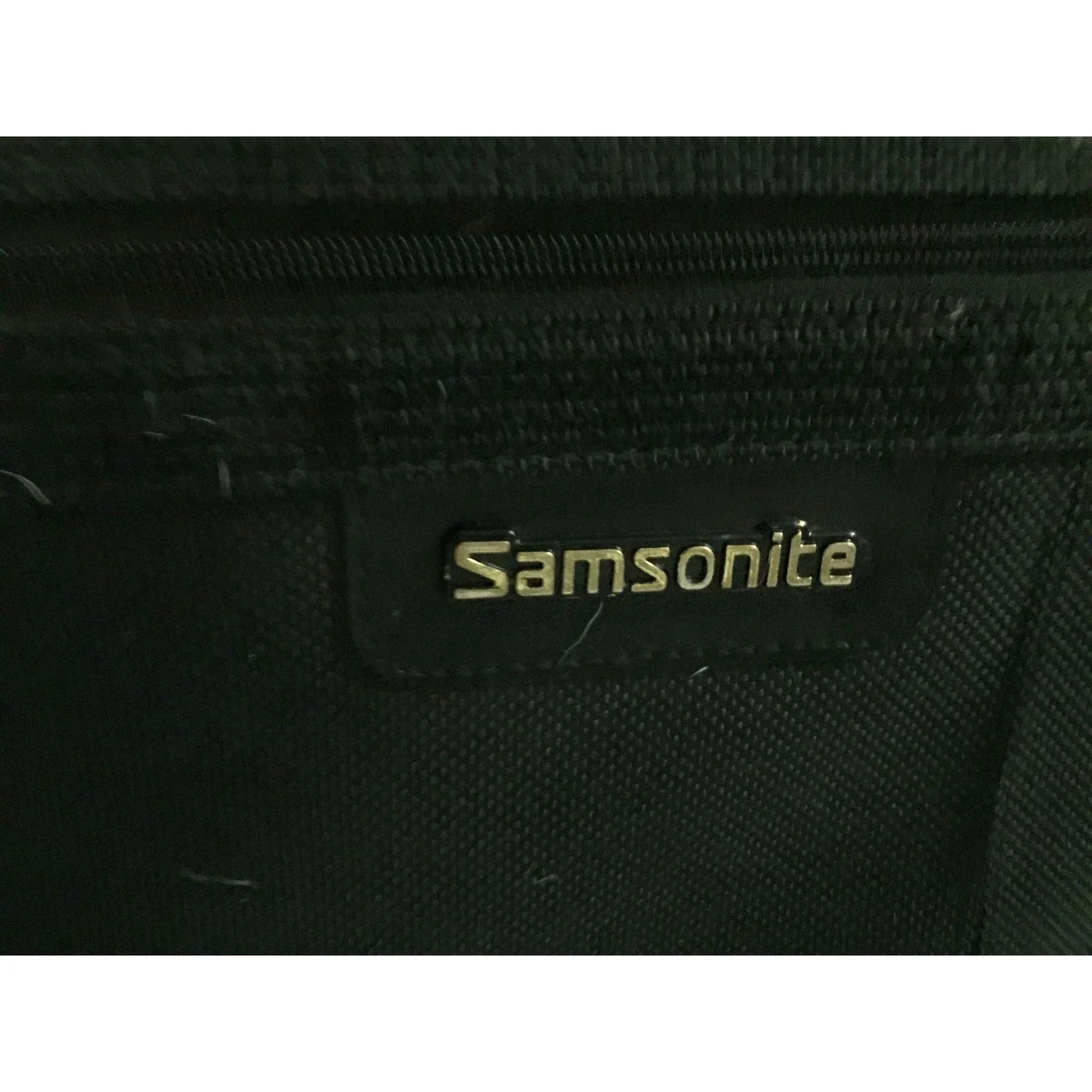 Large Black Samsonite Zippered Suitcase on Wheels - samsonite - Luggage & Bags - A+ Stuff