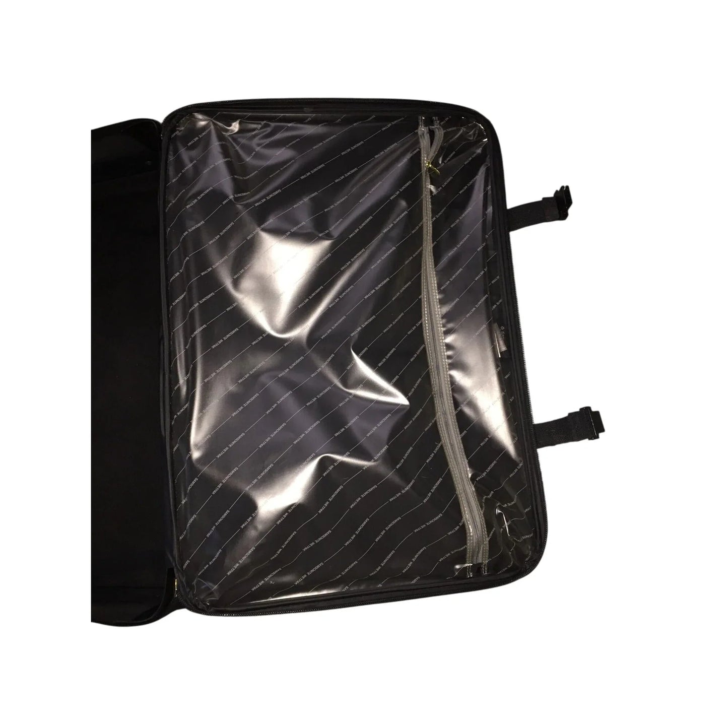 Large Black Samsonite Zippered Suitcase on Wheels - samsonite - Luggage & Bags - A+ Stuff