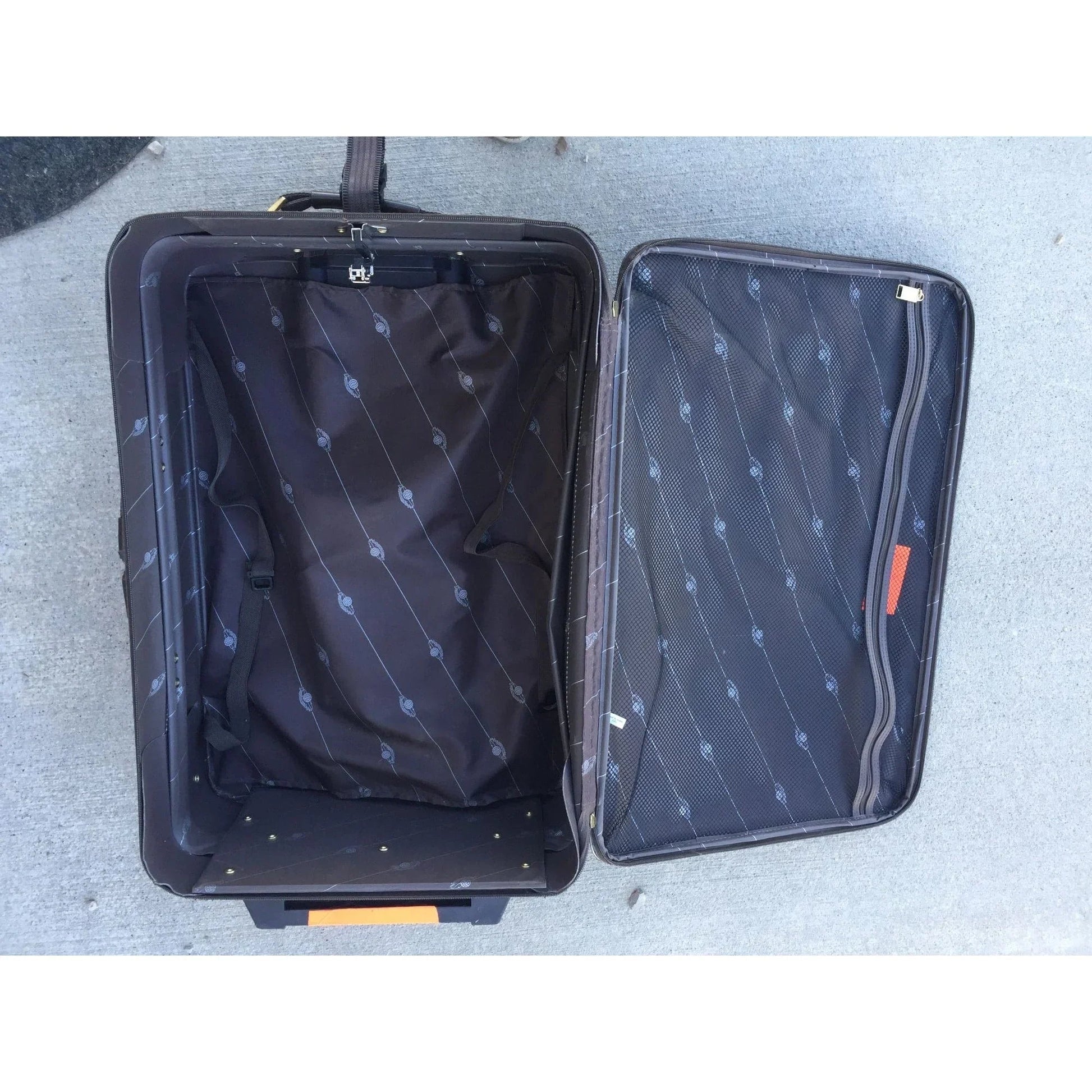 Large Brown Samsonite Zippered Suitcase on Wheels - samsonite - Luggage & Bags - A+ Stuff