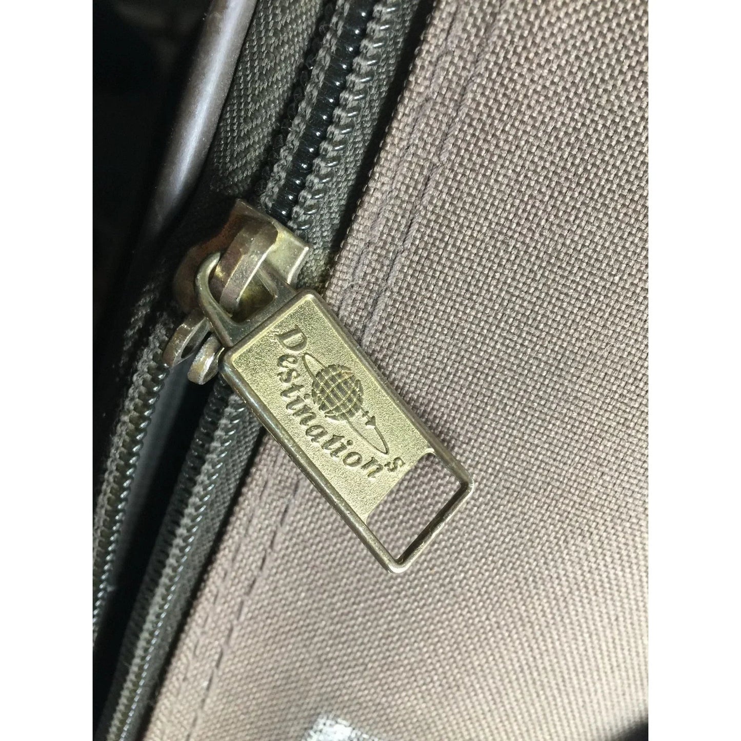 Large Brown Samsonite Zippered Suitcase on Wheels - samsonite - Luggage & Bags - A+ Stuff