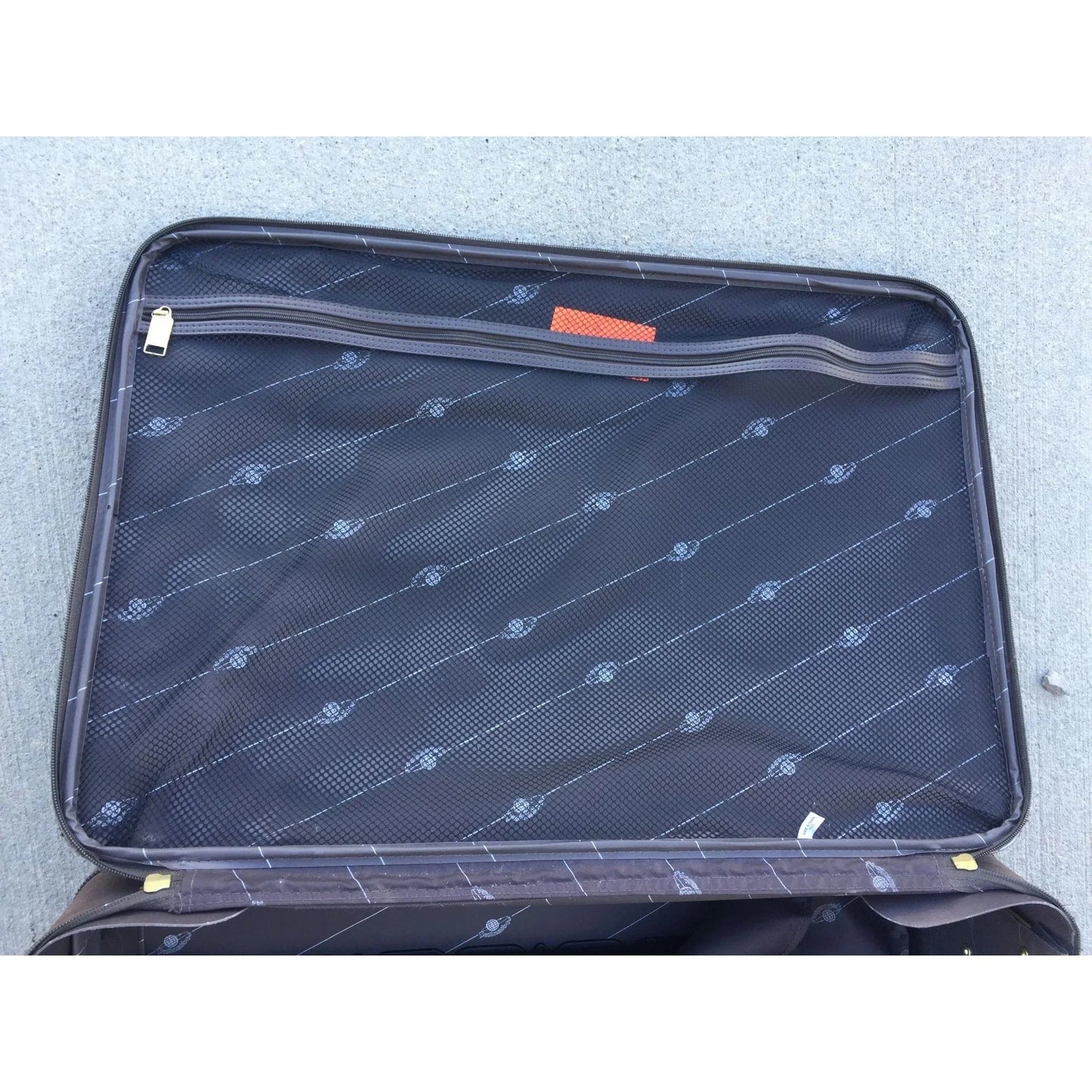 Large Brown Samsonite Zippered Suitcase on Wheels - samsonite - Luggage & Bags - A+ Stuff