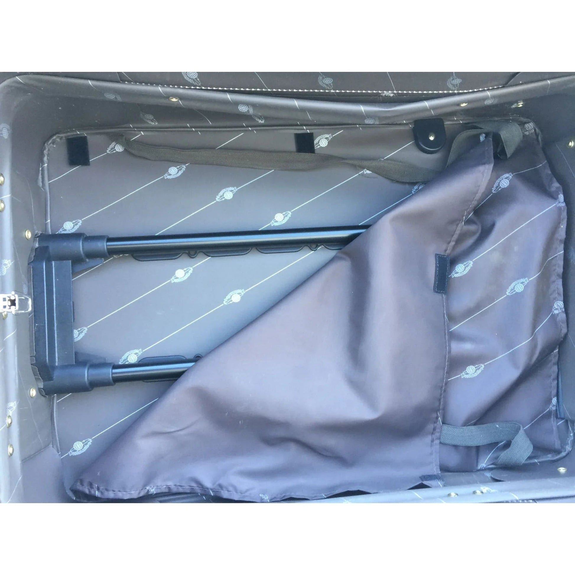 Large Brown Samsonite Zippered Suitcase on Wheels - samsonite - Luggage & Bags - A+ Stuff