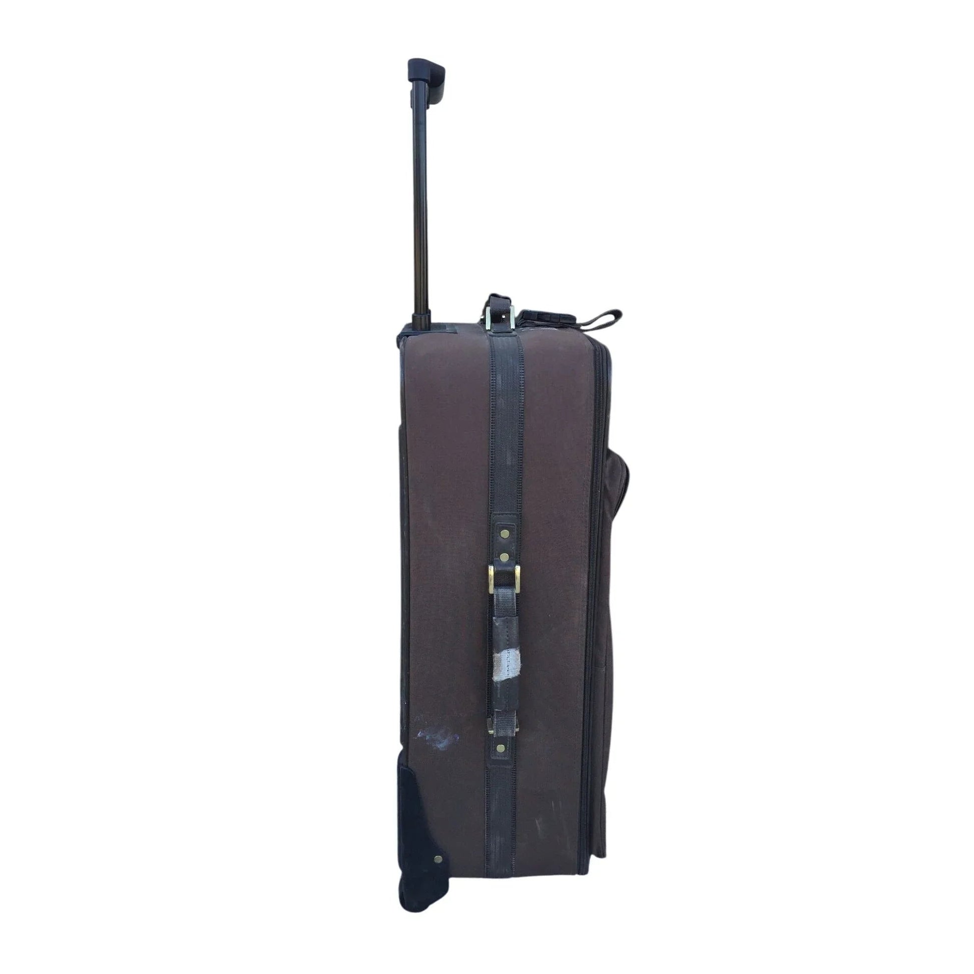 Large Brown Samsonite Zippered Suitcase on Wheels - samsonite - Luggage & Bags - A+ Stuff