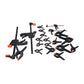 Large Bundle of 20 Black and Orange Woodworking/Glue Clamps - A+ Stuff - CLAMP - A+ Stuff