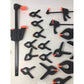 Large Bundle of 20 Black and Orange Woodworking/Glue Clamps - A+ Stuff - CLAMP - A+ Stuff