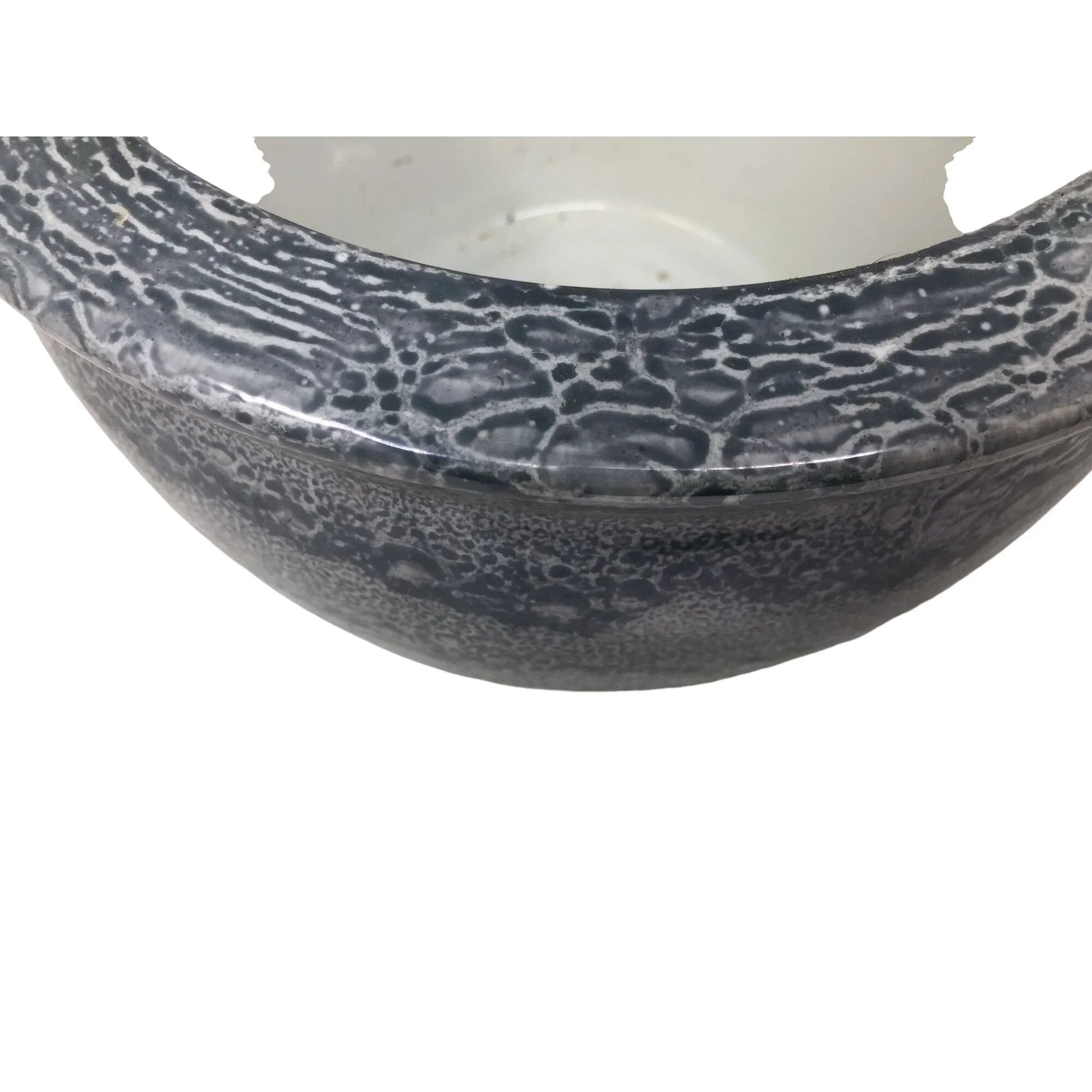 Large Ceramic Flower Pot/Planter with Snake Print Pattern - 7'' tall & 9.5'' wide - A+ Stuff - Vaes or Planter - A+ Stuff