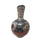 Large Hand Painted Vintage Mexican Folk Art Pottery Pitcher/Vase with Handle - A+ Stuff