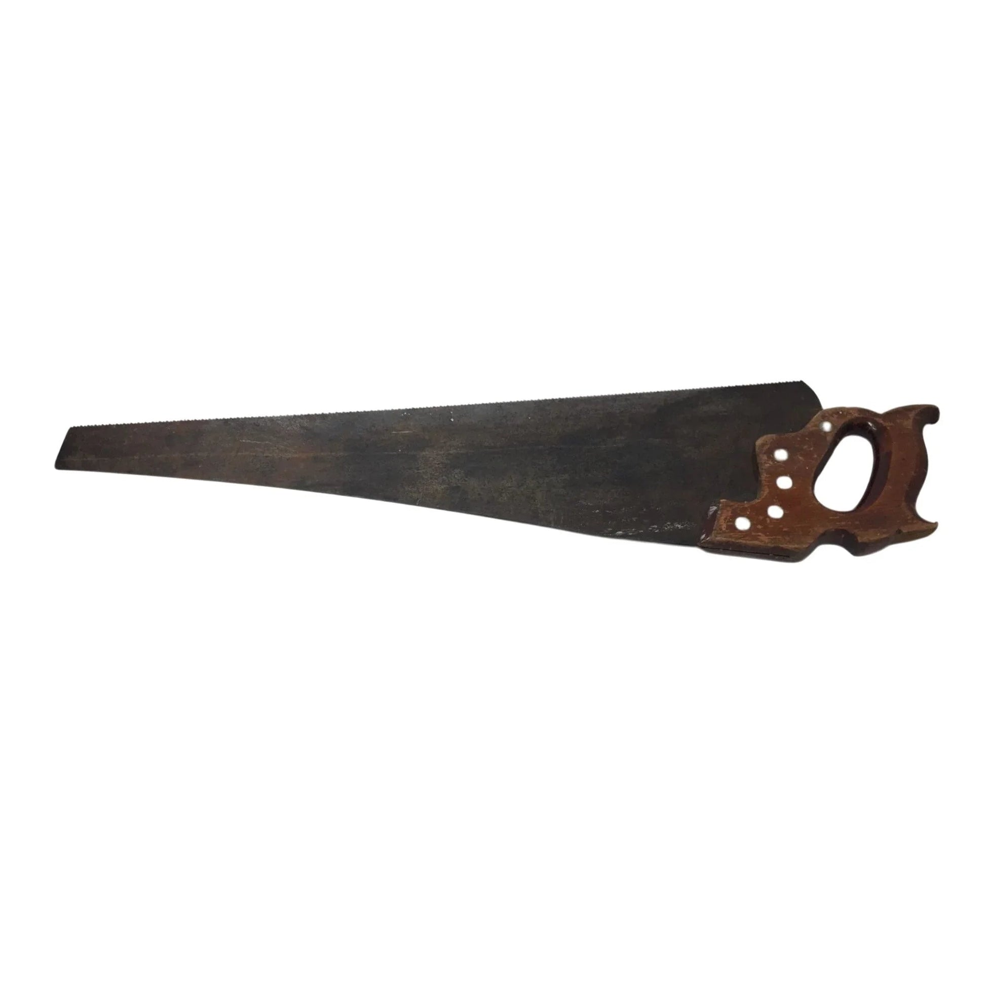 Large Vintage Hand Saw with Wooden Handle - A+ Stuff - Tools - A+ Stuff