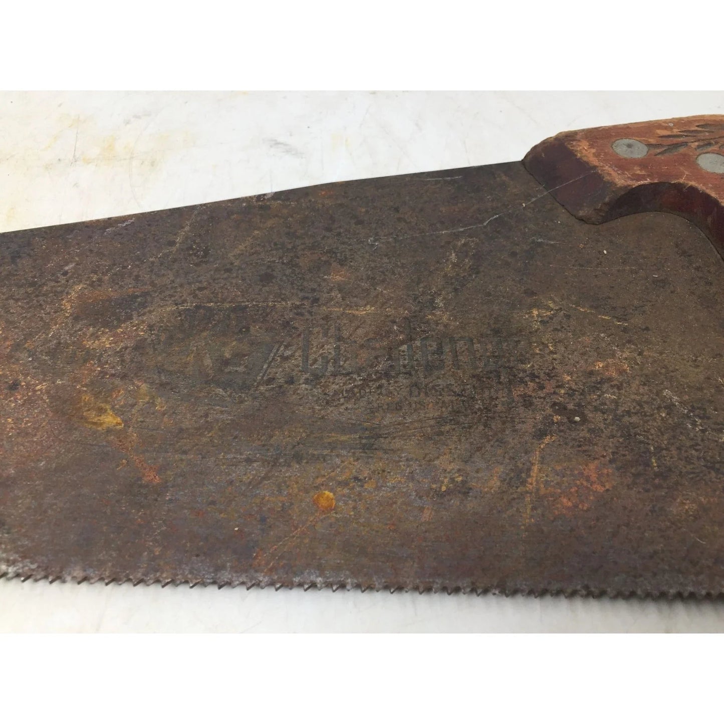 Large Vintage Hand Saw with Wooden Handle - A+ Stuff - Tools - A+ Stuff
