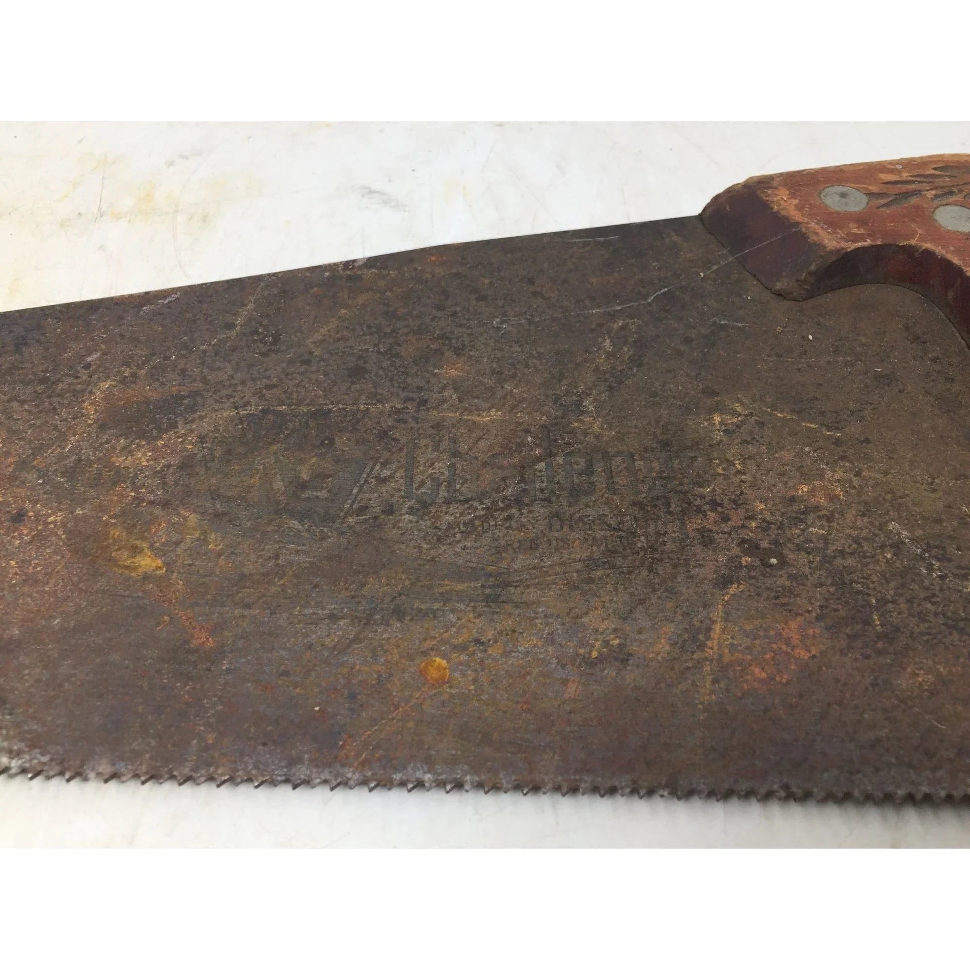 Large Vintage Hand Saw with Wooden Handle - A+ Stuff - Tools - A+ Stuff