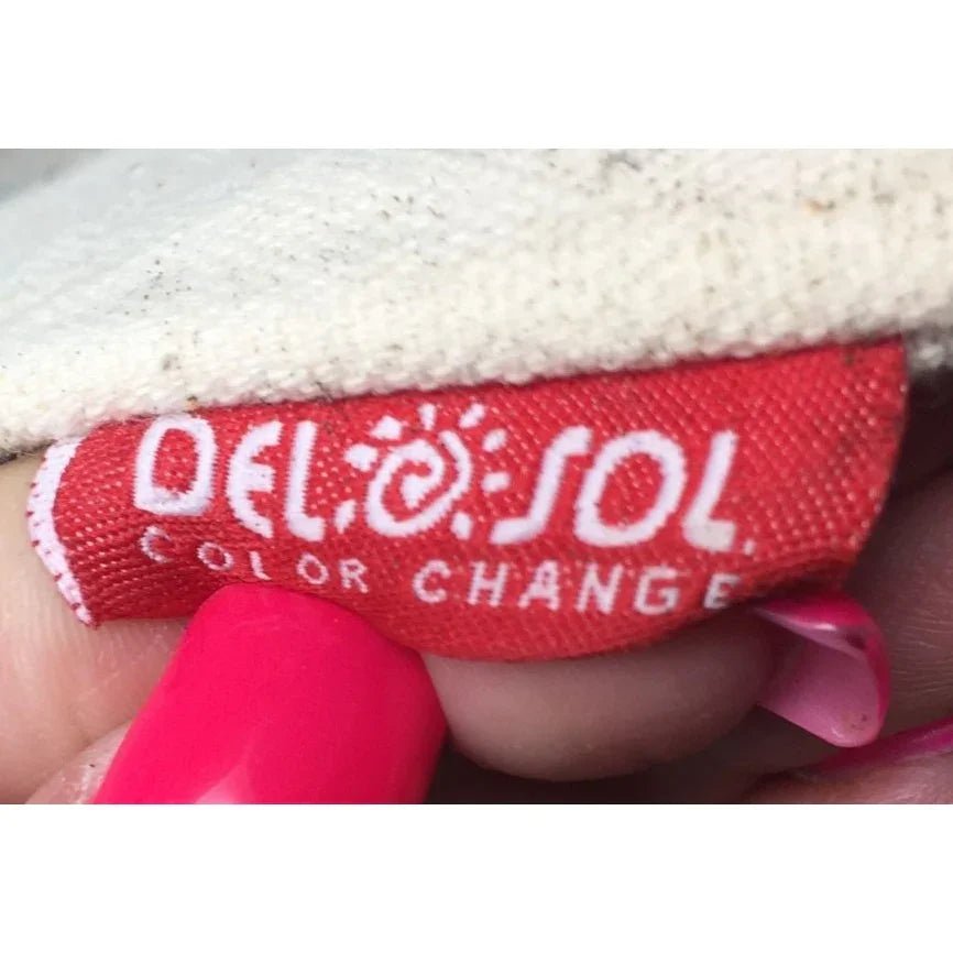 Large White Del Sol Color change Tote Bag with Palm Trees on it - del sol - Bag - A+ Stuff