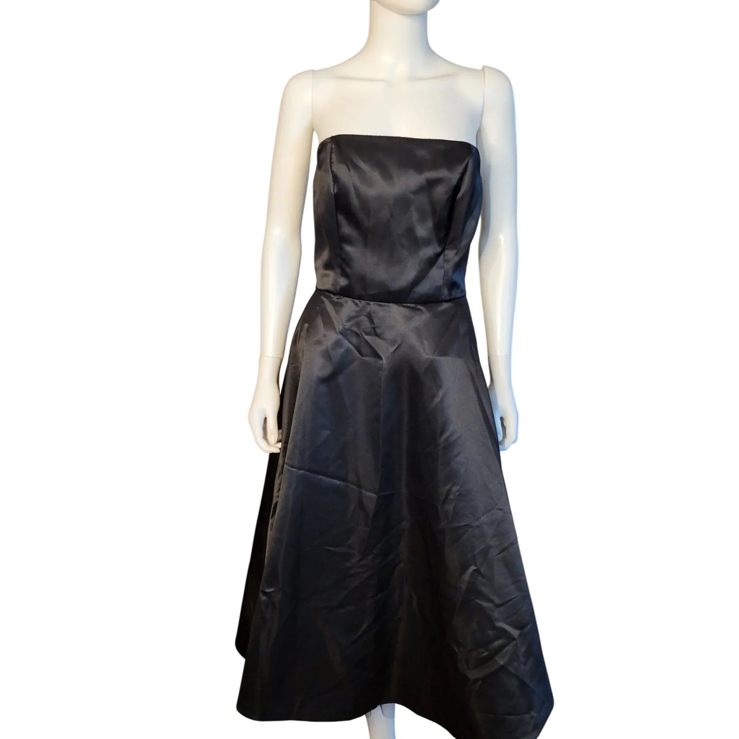 Larry Rehak Women's Black Strapless Dress with Zip on the Back - Larry Rehak - dress - A+ Stuff