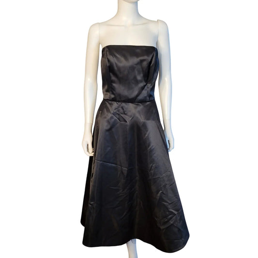 Larry Rehak Women's Black Strapless Dress with Zip on the Back - Larry Rehak - dress - A+ Stuff