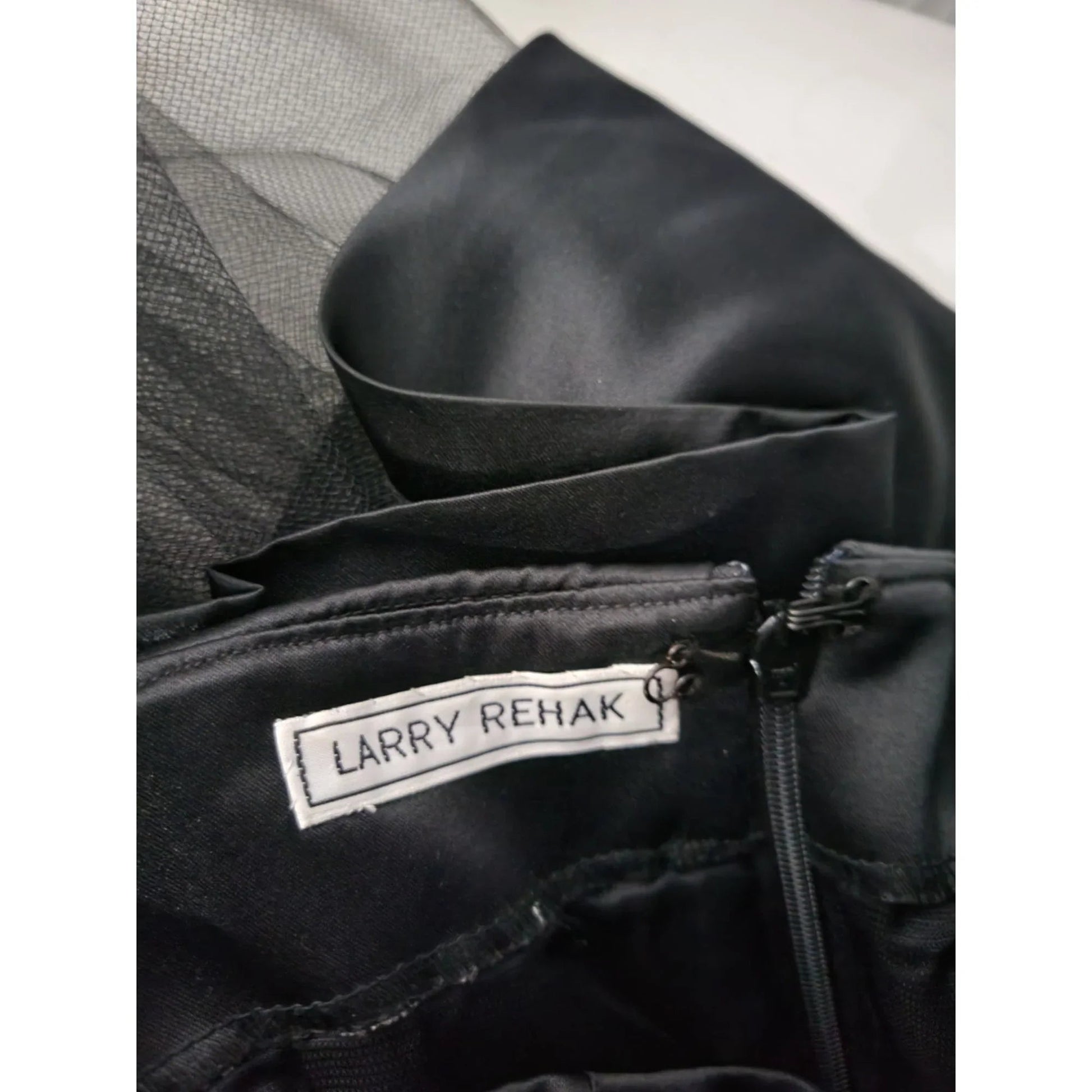 Larry Rehak Women's Black Strapless Dress with Zip on the Back - Larry Rehak - dress - A+ Stuff