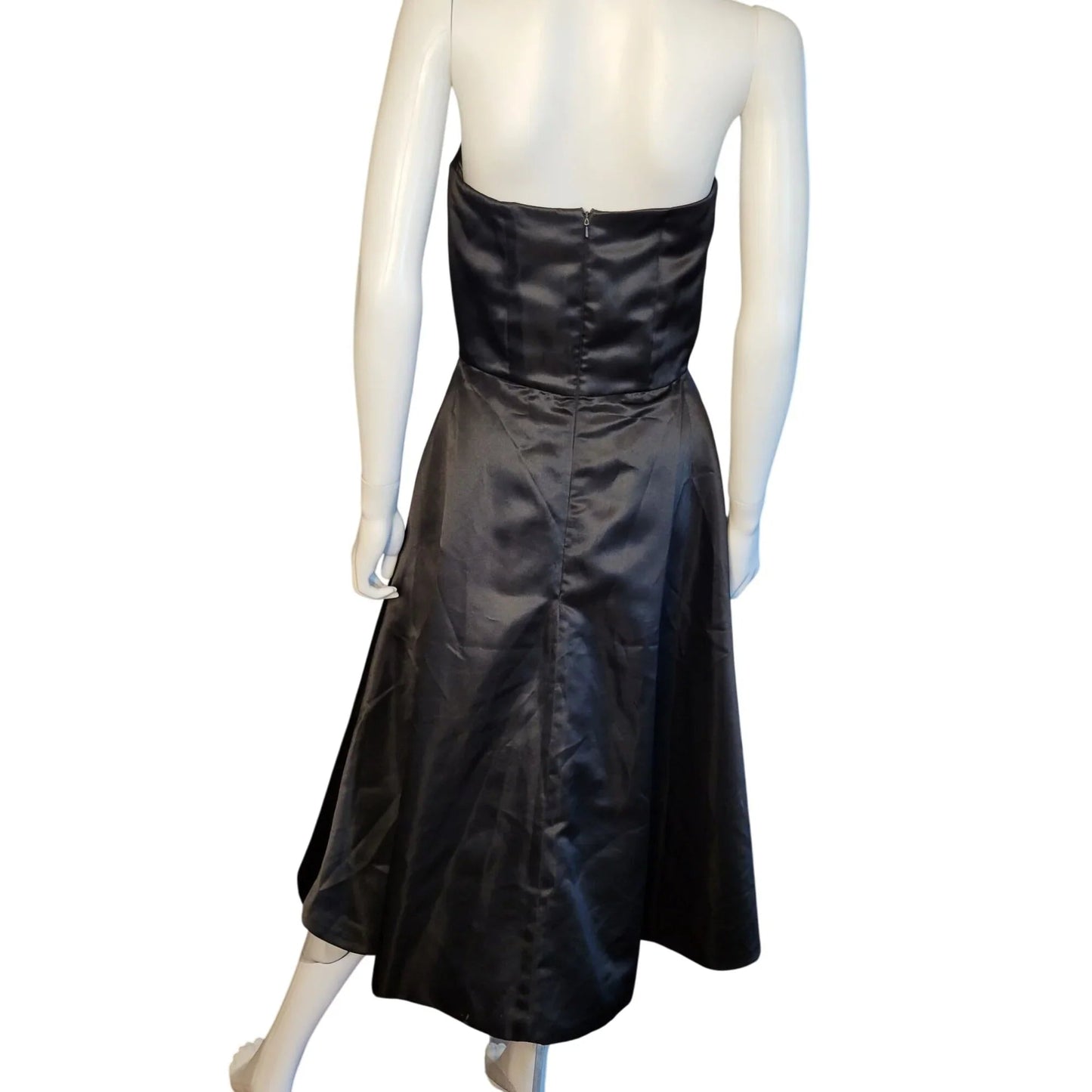 Larry Rehak Women's Black Strapless Dress with Zip on the Back - Larry Rehak - dress - A+ Stuff