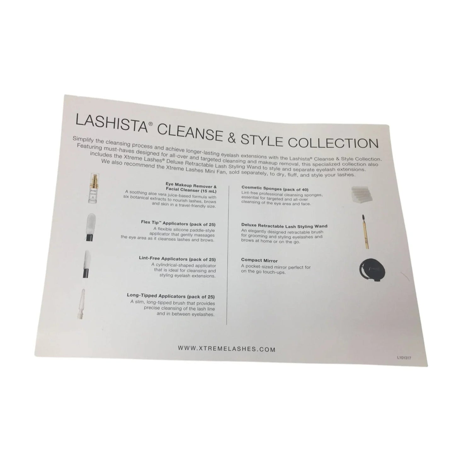 Lashista Cleanse And Style Collection - Mirror, Wand, Makeup Remover & Cleanser, Sponges - Xtreme Lashes by Jo Mousslli - Make up - A+ Stuff