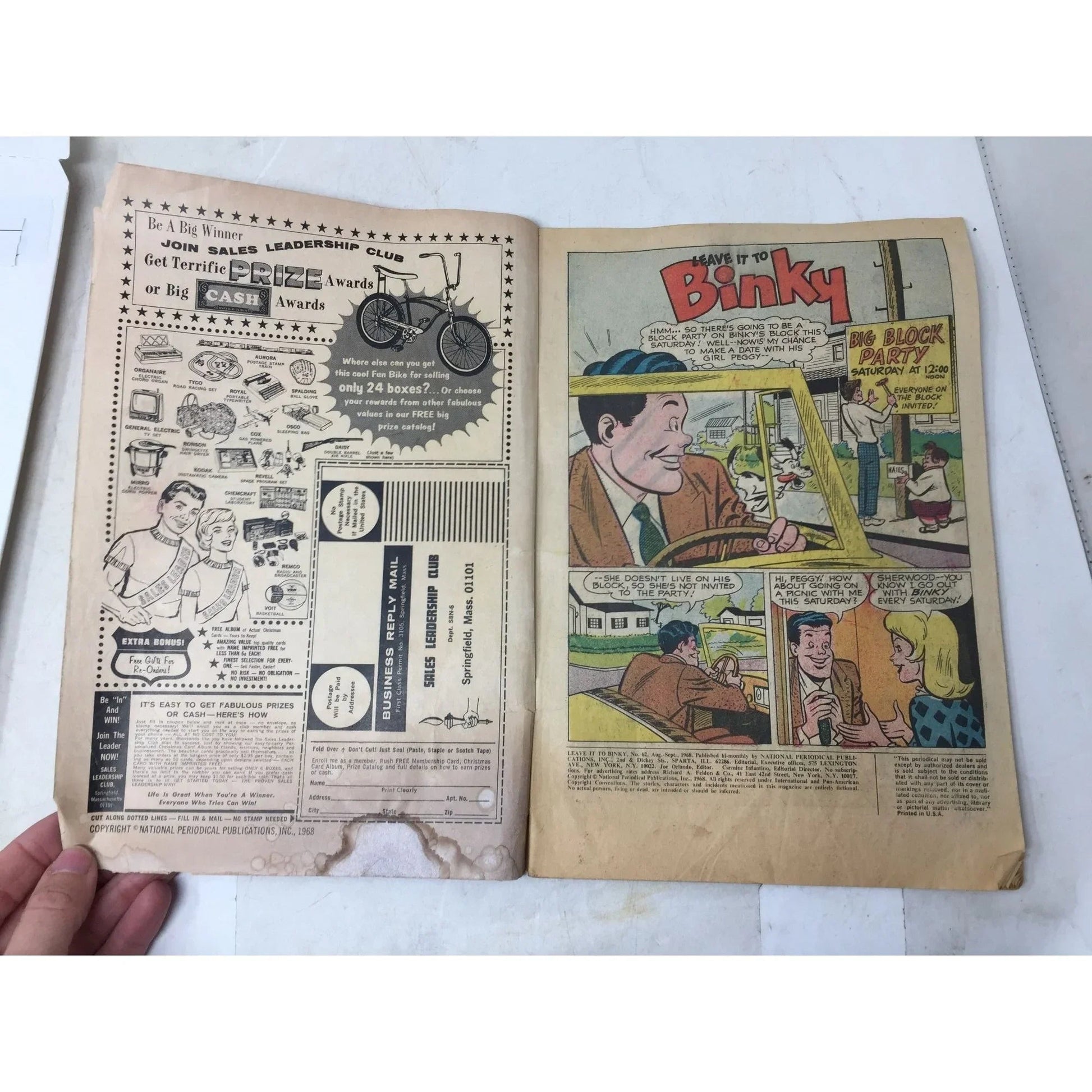 ''Leave it to Binky'' - No 62 (SEPT) Comic Book - A+ Stuff - comic book - A+ Stuff