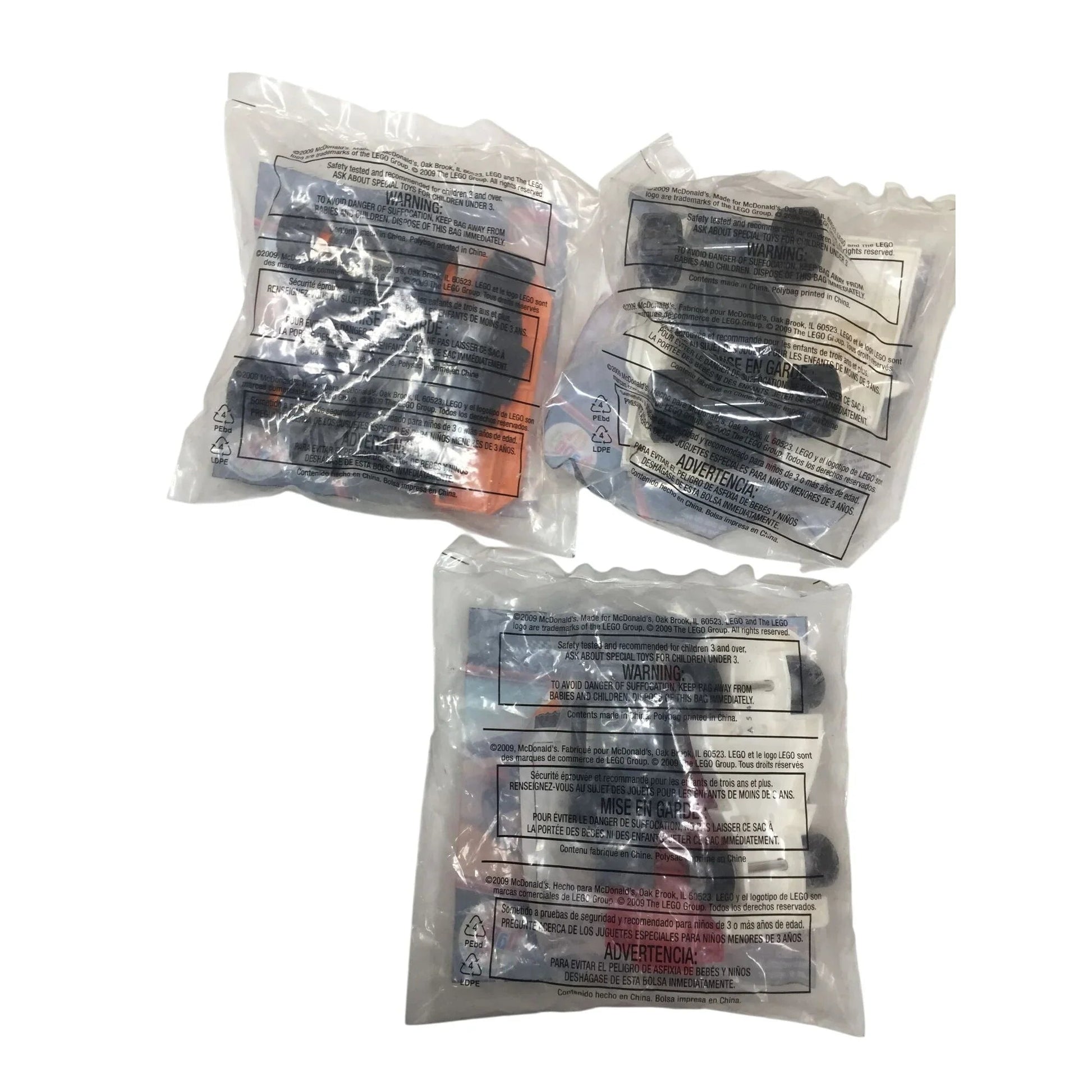 LEGO RACERS MCDONALDS HAPPY MEAL TOYS (3) - lego - Toys - A+ Stuff