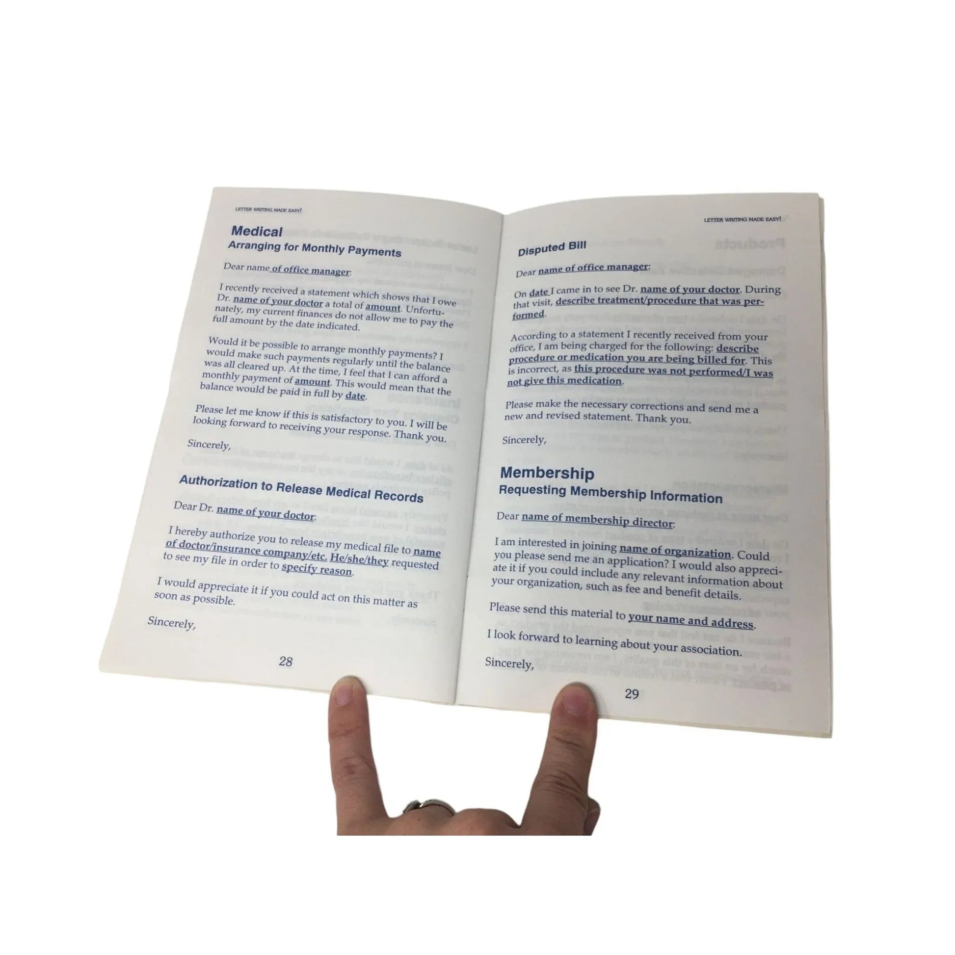 LETTER WRITING MADE EASY SAMPLE LETTERS FOR 50 COMMON OCCASIONS - A+ Stuff - Books - A+ Stuff
