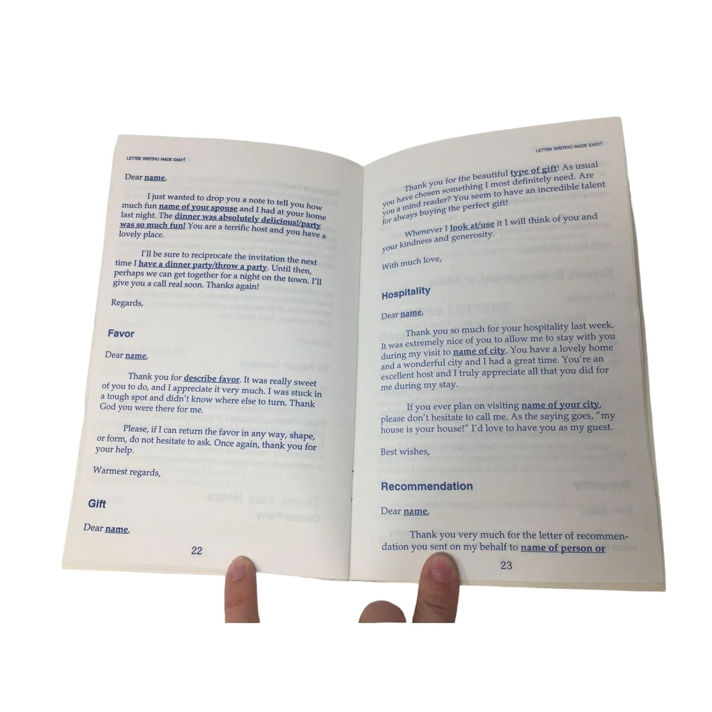 LETTER WRITING MADE EASY SAMPLE LETTERS FOR 50 COMMON OCCASIONS - A+ Stuff - Books - A+ Stuff