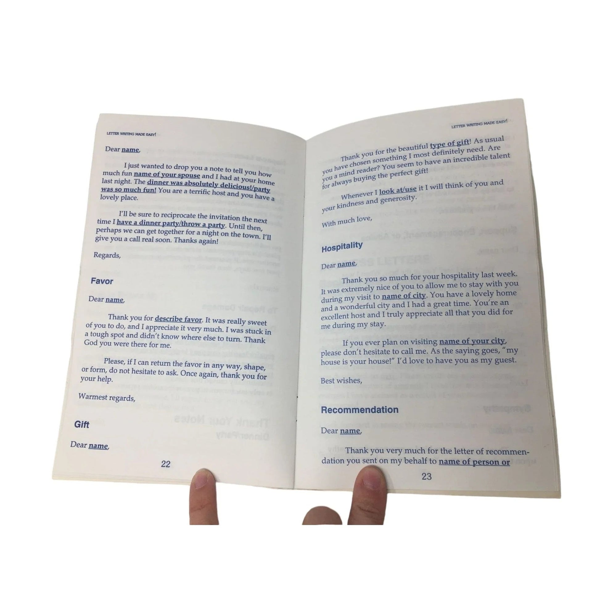 LETTER WRITING MADE EASY SAMPLE LETTERS FOR 50 COMMON OCCASIONS - A+ Stuff - Books - A+ Stuff