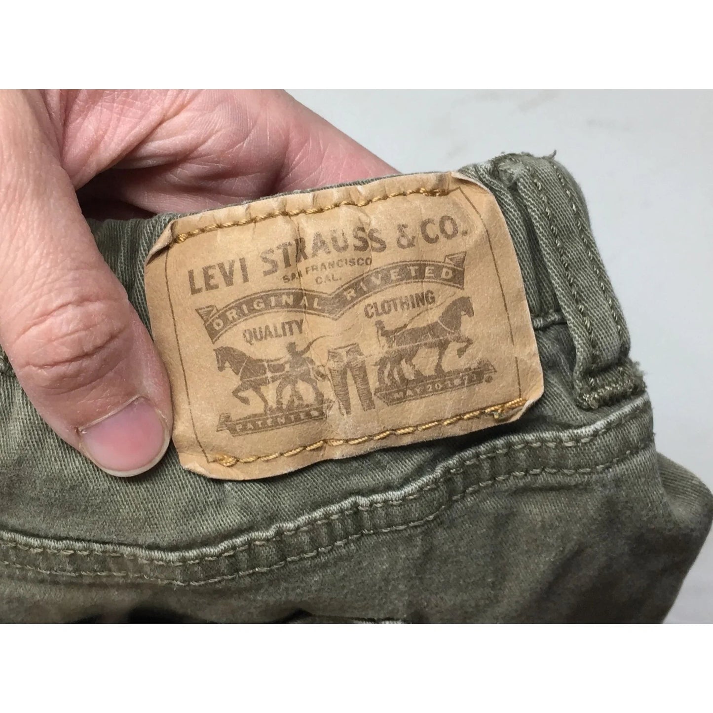 Levi Jogger Pants (Olive Green Color) Size 16XL Juniors/Girls - levi - Pants - A+ Stuff
