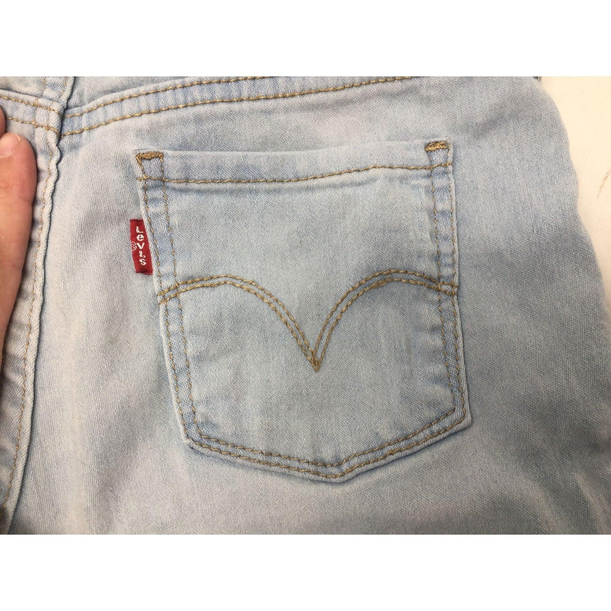 Levi's Girl's Size 14 Baby Blue Pull On Jeggings - levis - Pants - A+ Stuff