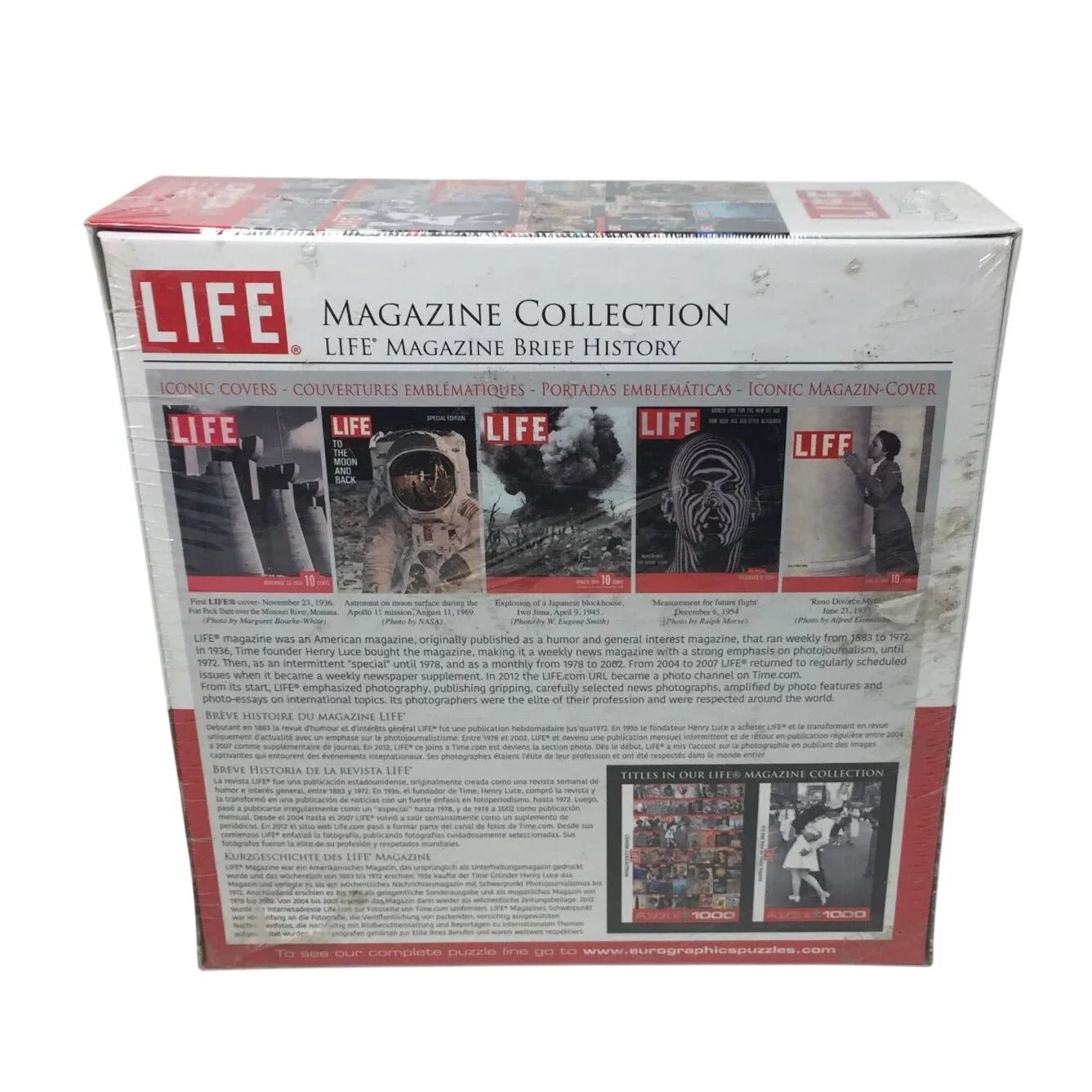 LIFE COVER COLLECTION - EUROGRAPHICS 1000 PC PUZZLE - A+ Stuff - Games - A+ Stuff