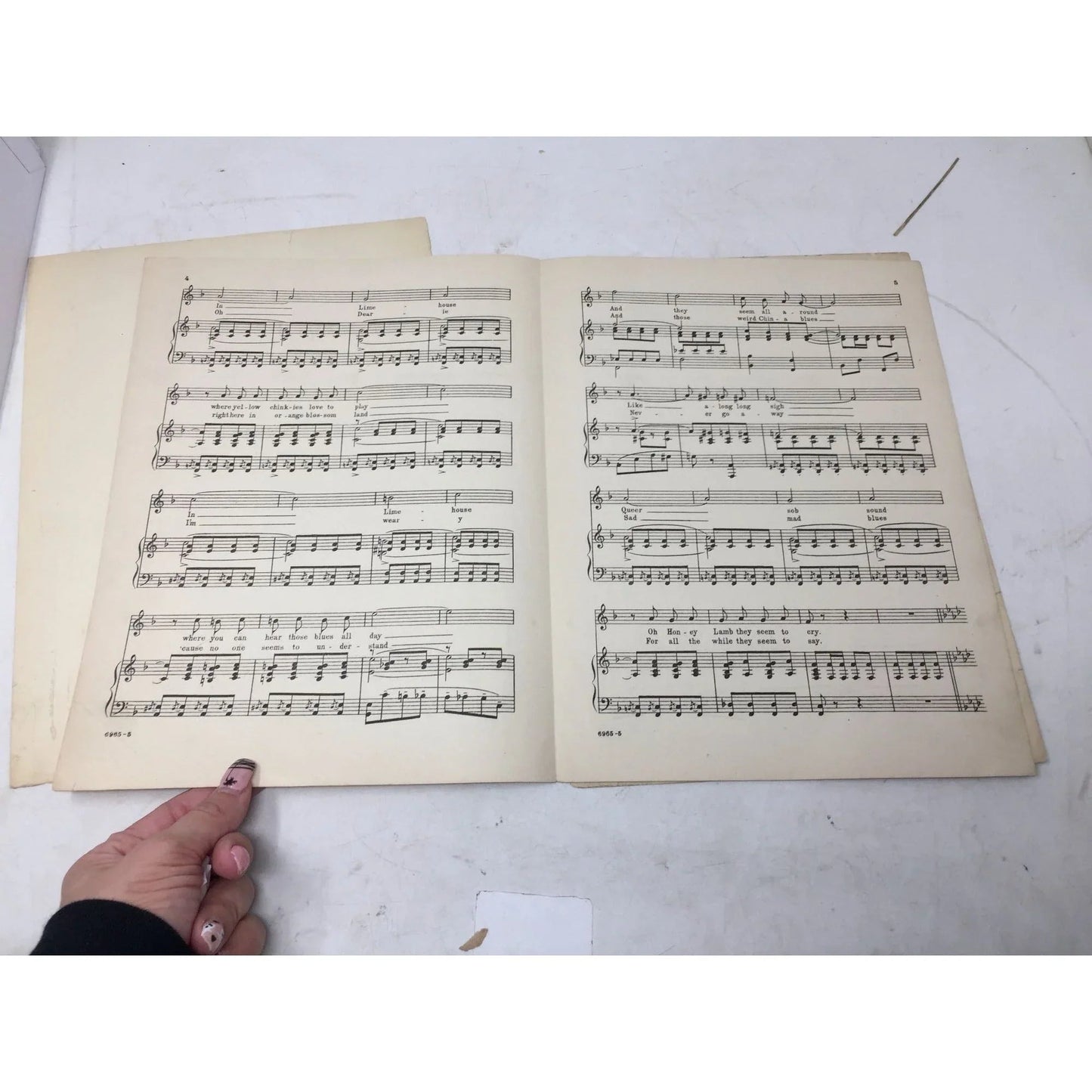 ''LIMEHOUSE BLUES'' By Douglas Furber and Philip Braham - A+ Stuff - SHEET MUSIC - A+ Stuff