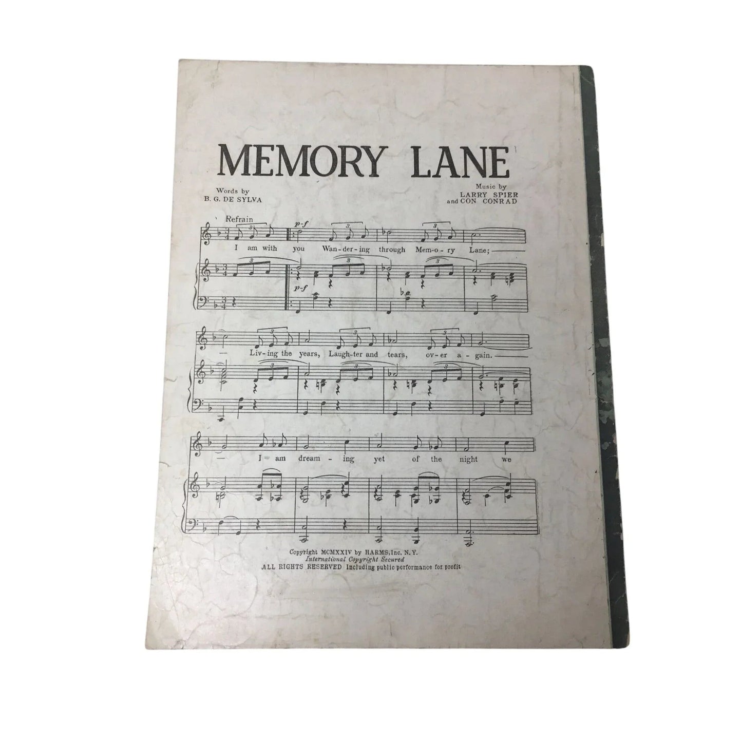 ''LIMEHOUSE BLUES'' By Douglas Furber and Philip Braham - A+ Stuff - SHEET MUSIC - A+ Stuff