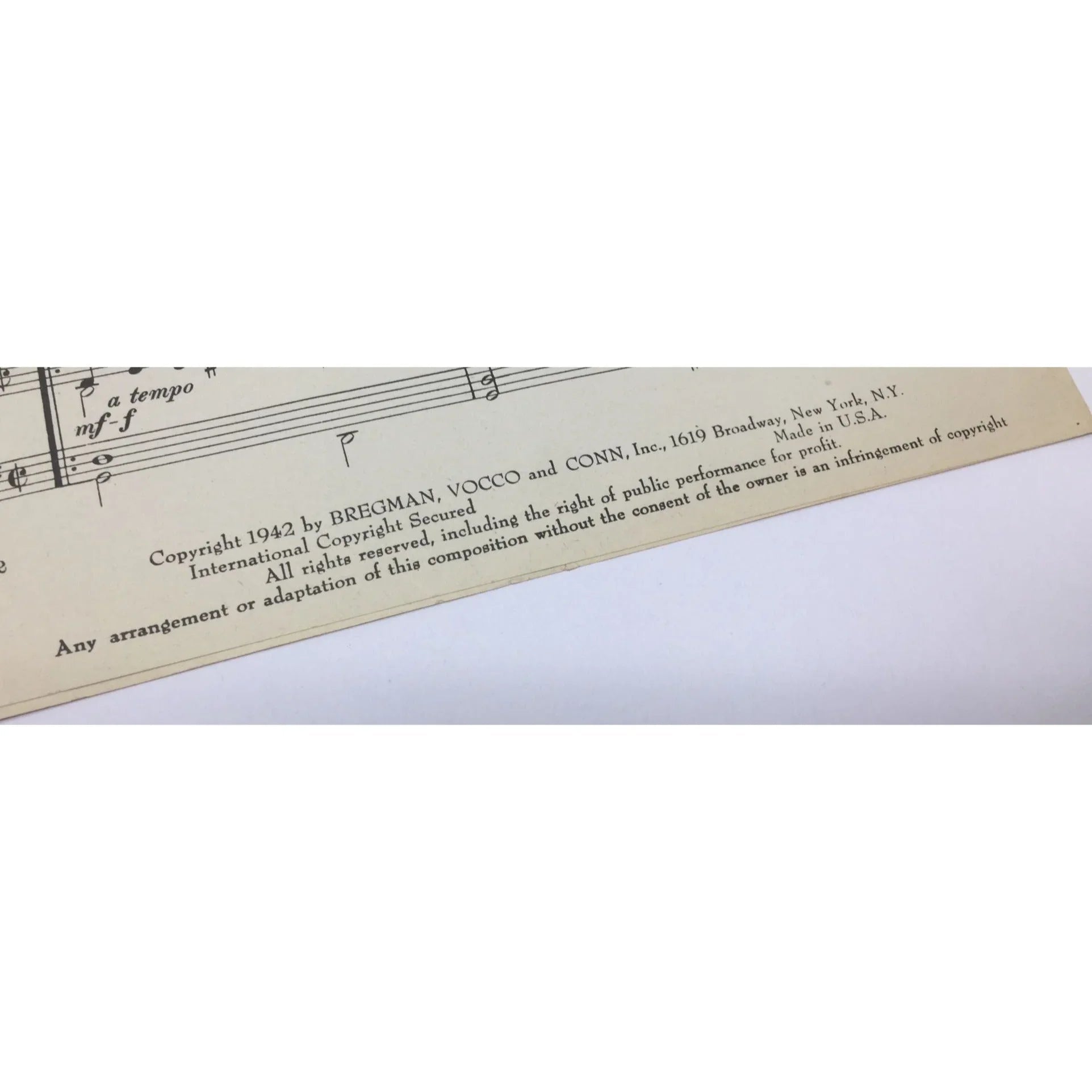 ''LINGER A LITTLE LONGER'' By Carmen Lombardo and John Jacob Loeb - A+ Stuff - SHEET MUSIC - A+ Stuff