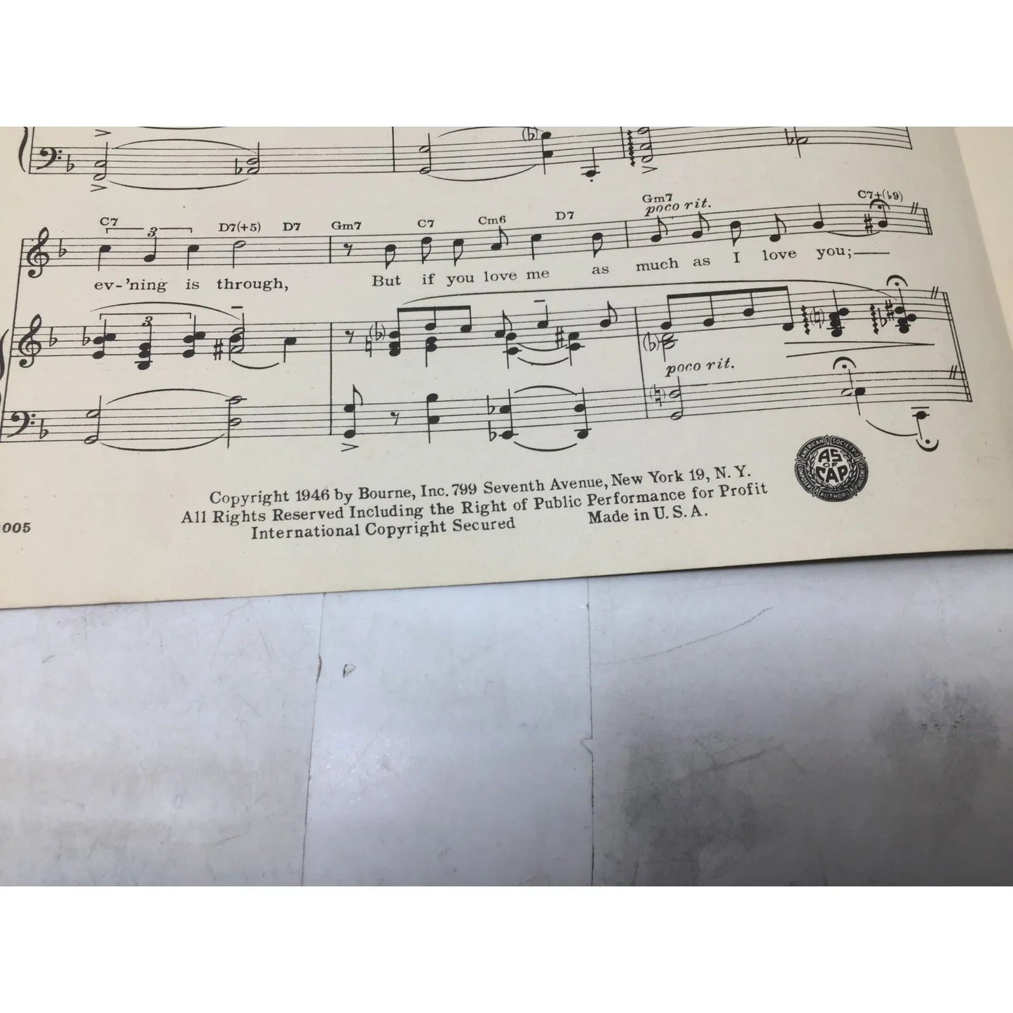 LINGER IN MY ARMS A LITTLE LONGER, BABY Vintage sheet music - A+ Stuff - SHEET MUSIC - A+ Stuff
