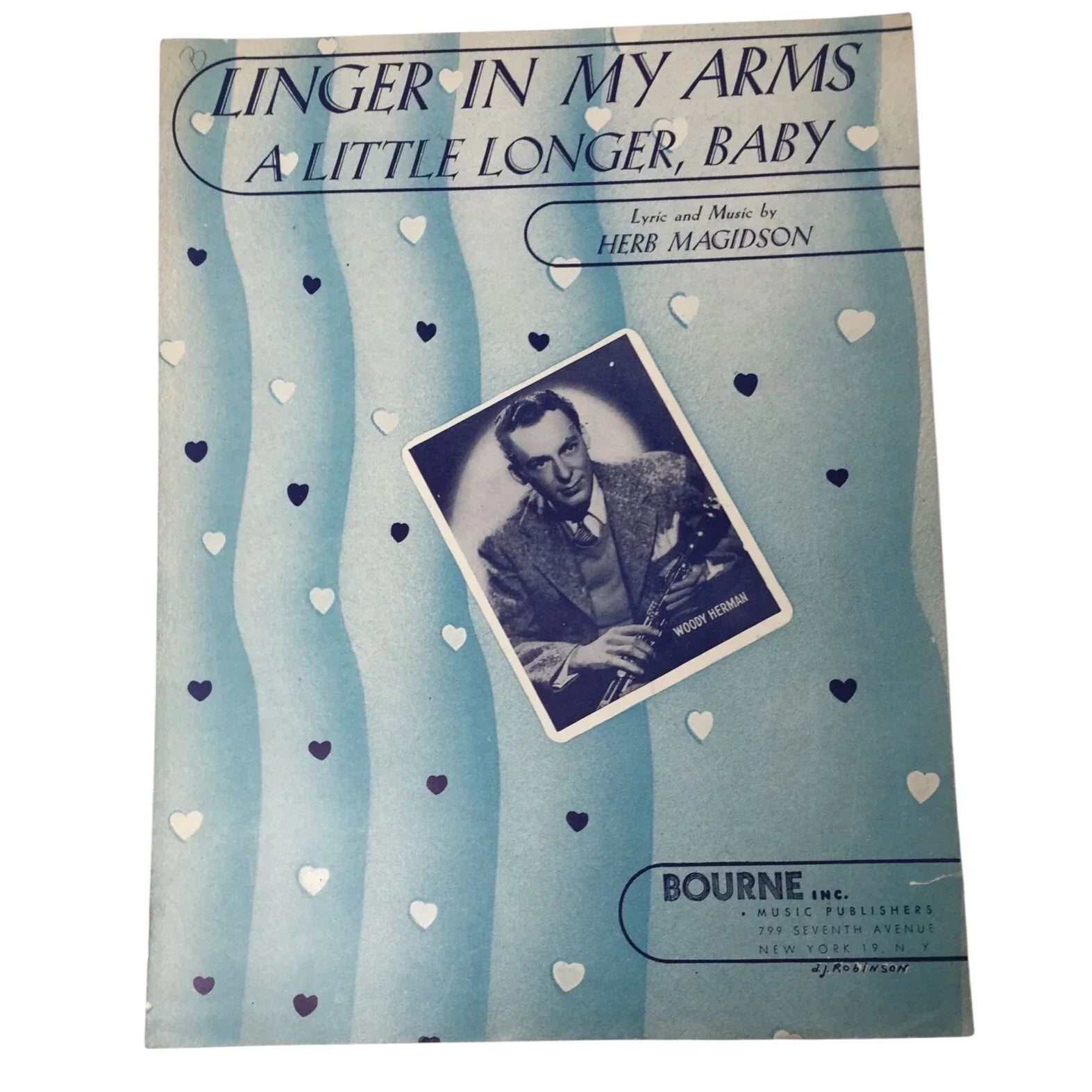 LINGER IN MY ARMS A LITTLE LONGER, BABY Vintage sheet music - A+ Stuff - SHEET MUSIC - A+ Stuff