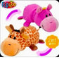 Little Flip Zees 2 in 1 Plush Toy Giraffe Hippo - little flip zees - Stuffed Animals - A+ Stuff