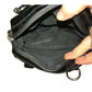 Liz Claiborne Black HandBag Purse Shiny Faux Croc Leather - Liz Claiborne - A+ Stuff