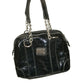 Liz Claiborne Black HandBag Purse Shiny Faux Croc Leather - Liz Claiborne - A+ Stuff