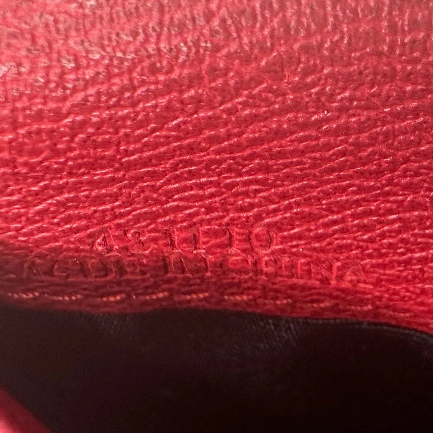 Loewe Anagram Flap Leather Continental Long Wallet - Red - Loewe - Long Wallet - A+ Stuff