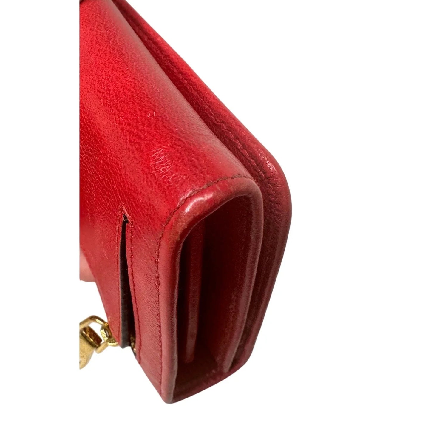 Loewe Anagram Flap Leather Continental Long Wallet - Red - Loewe - Long Wallet - A+ Stuff