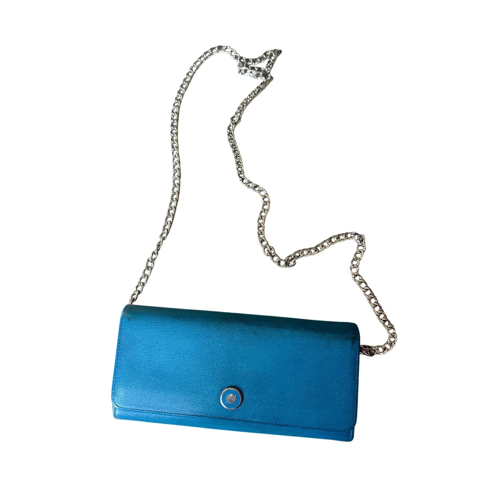 Loewe Blue Flap Long Wallet - Loewe - Long Wallet - A+ Stuff