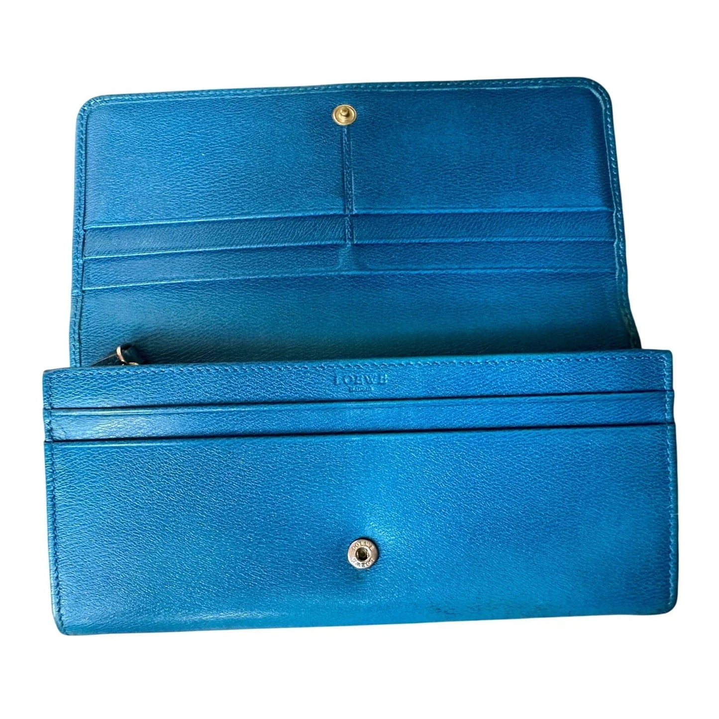 Loewe Blue Flap Long Wallet - Loewe - Long Wallet - A+ Stuff