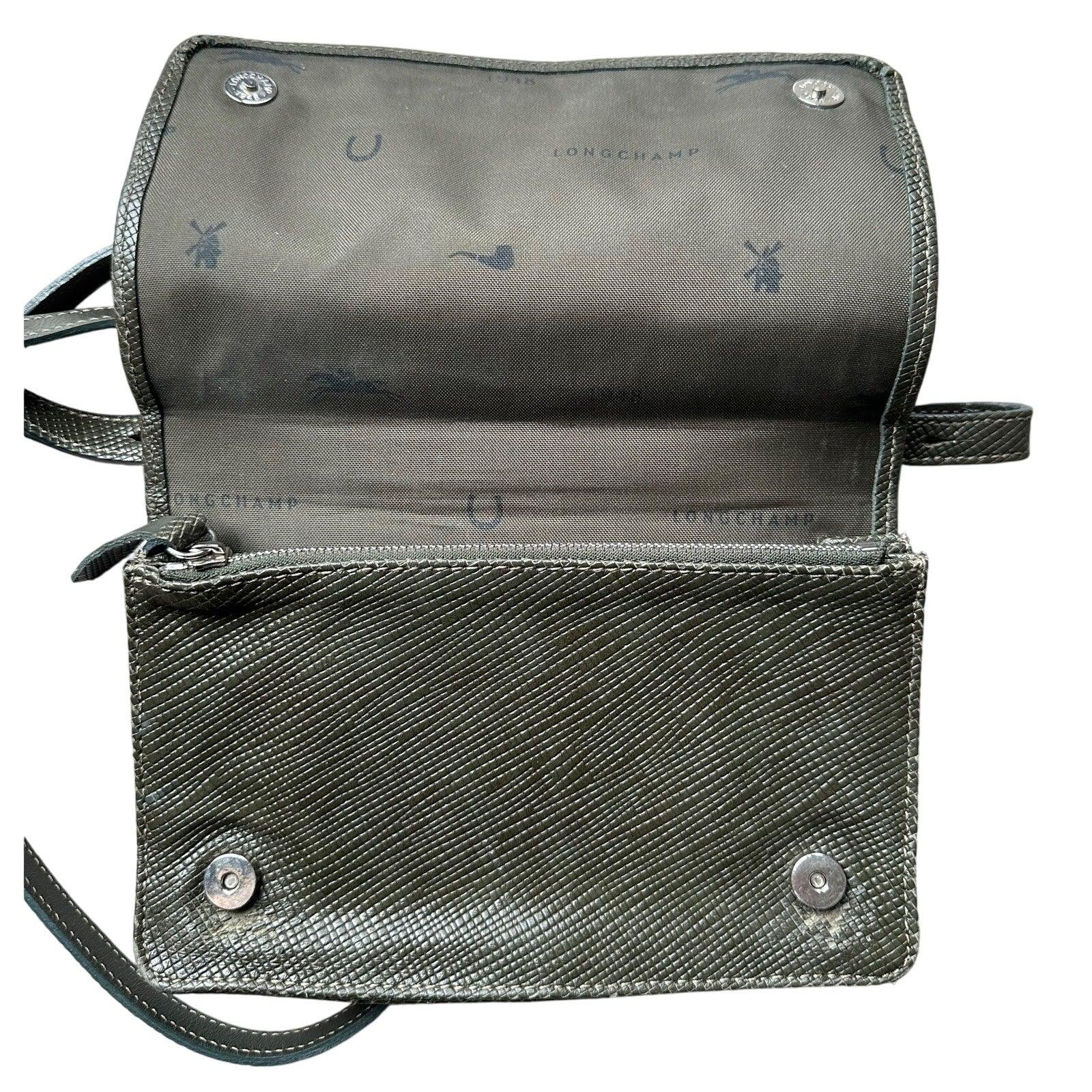 Longchamp Compact Pebbled Leather Crossbody Bag - Longchamp - Crossbody Bag - A+ Stuff