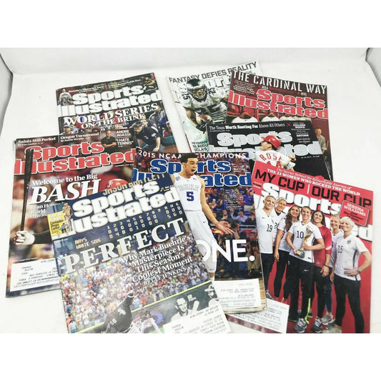 Lot of 8 SPORTS ILLUSTRATED Magazines from 2000s Soccer, Baseball, Etc - SPORTS ILLUSTRATED - A+ Stuff