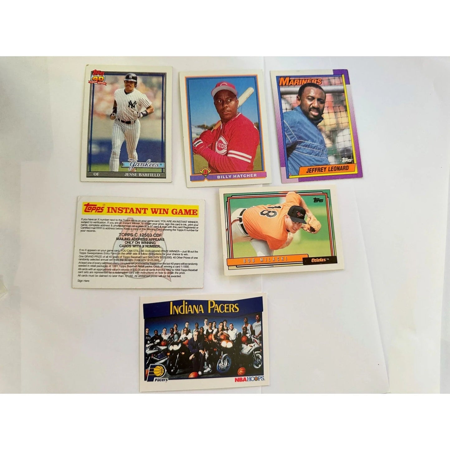 Lot of Sports Trading Cards (approx 79) Mostly Baseball, Some Basketball - Topps, Fleer, Bowman, Donruss - Sports Cards - A+ Stuff