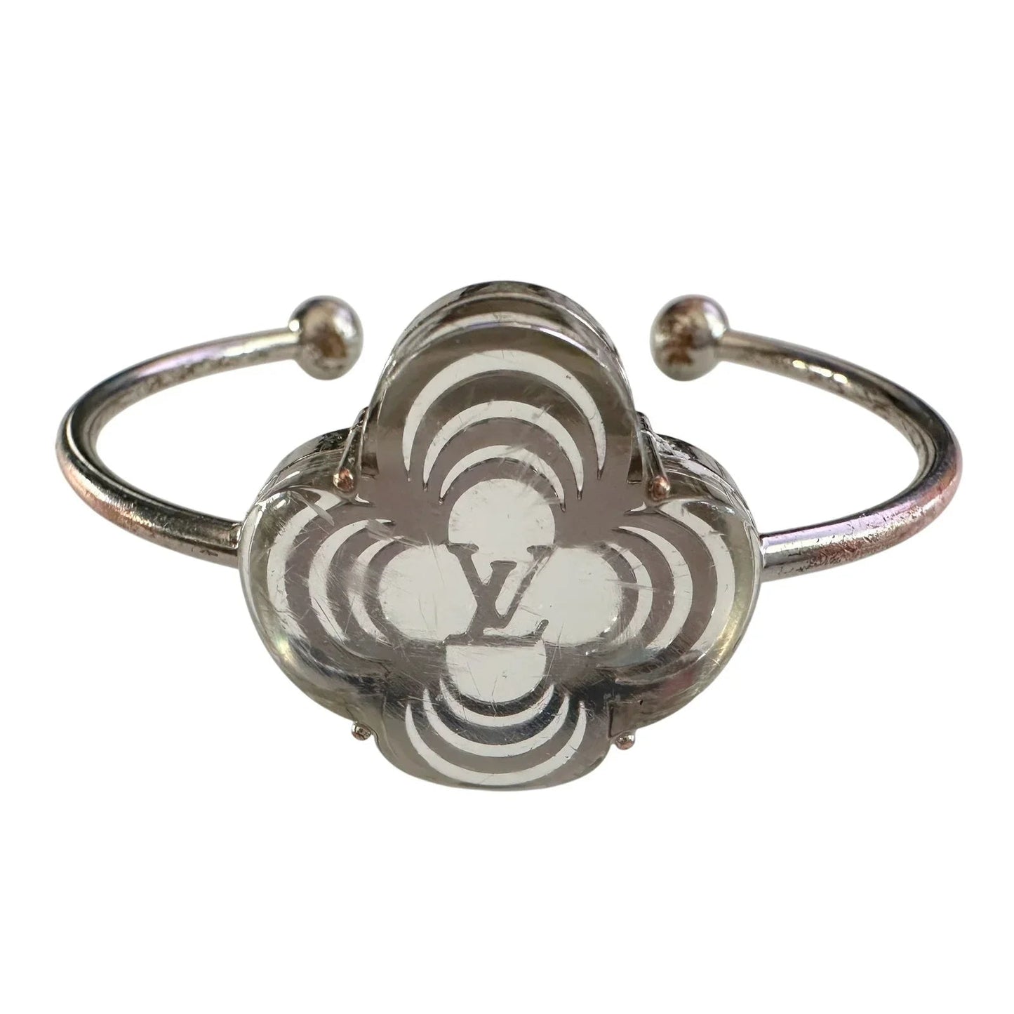 Louis Vuitton AlaFiorie Silver Bangle Bracelet - Louis Vuitton - Bracelet - A+ Stuff