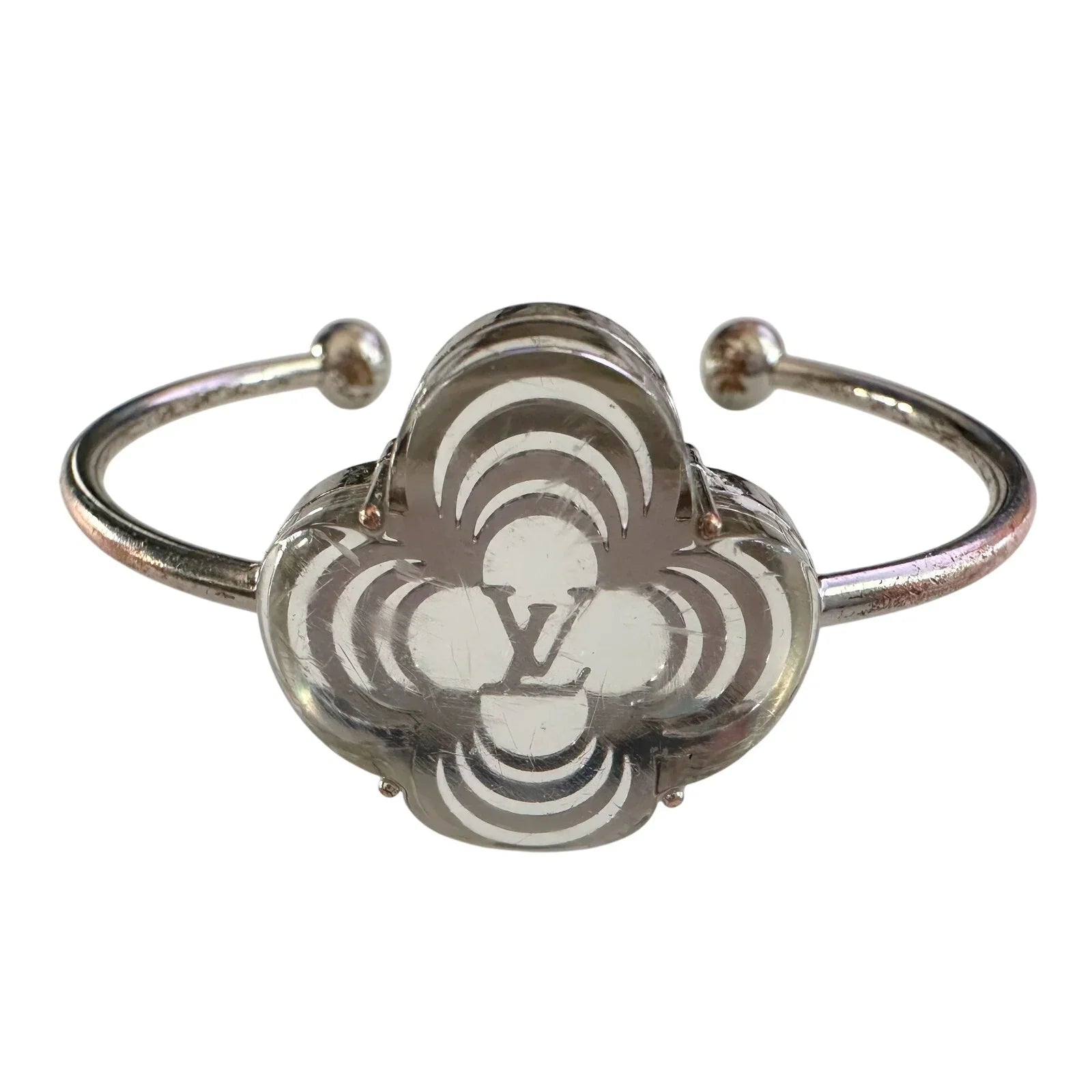 Louis Vuitton AlaFiorie Silver Bangle Bracelet - Louis Vuitton - Bracelet - A+ Stuff