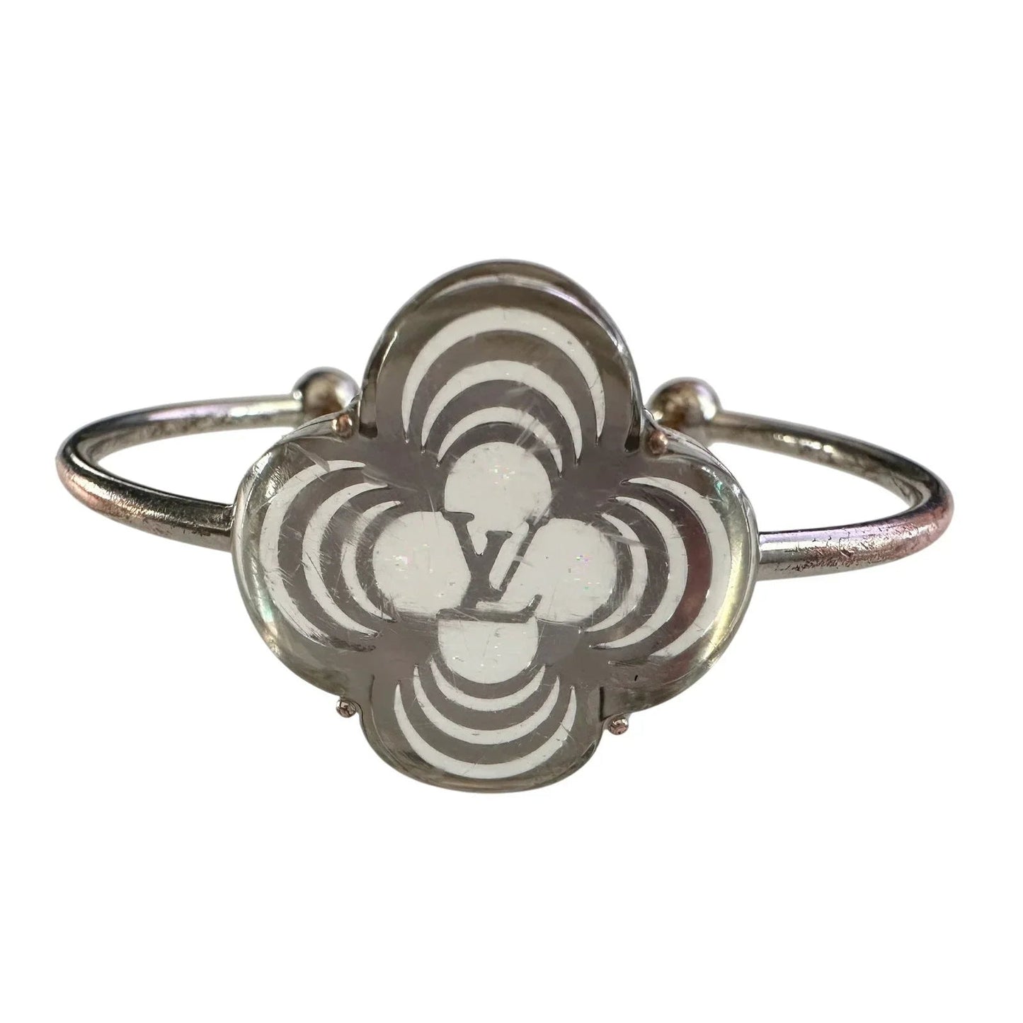 Louis Vuitton AlaFiorie Silver Bangle Bracelet - Louis Vuitton - Bracelet - A+ Stuff