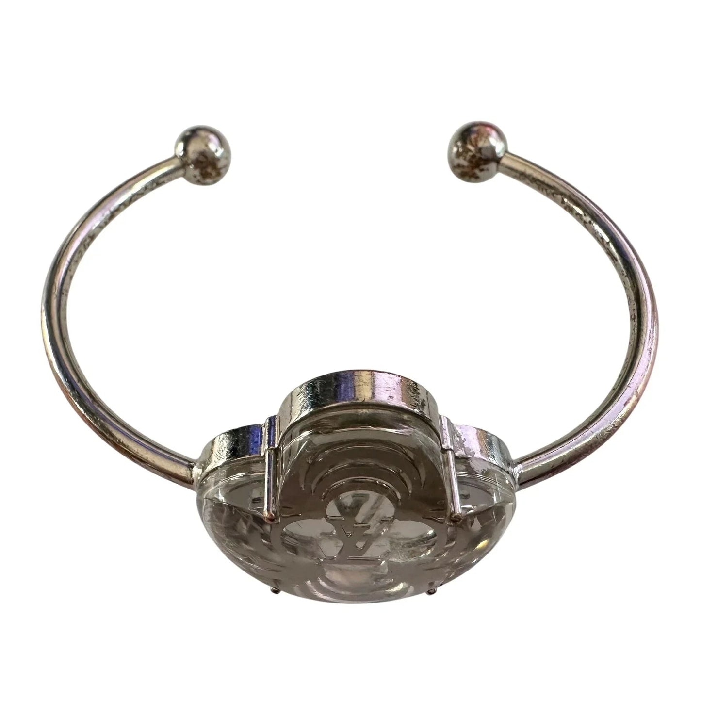 Louis Vuitton AlaFiorie Silver Bangle Bracelet - Louis Vuitton - Bracelet - A+ Stuff